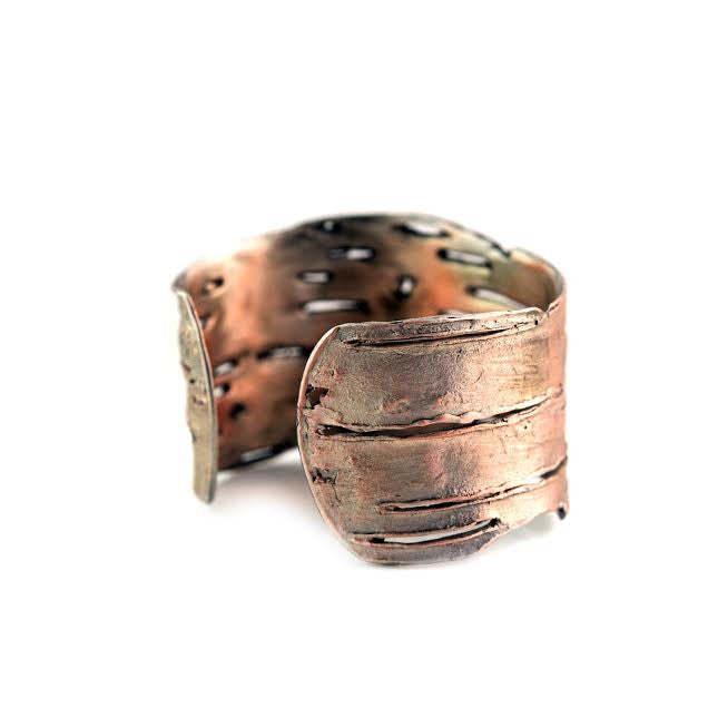 Handmade Birch Bark Cuff Bracelet - Natural Wooden Bangle for Women - Boho Chic Jewelry for Everyday Wear & Special Occasions