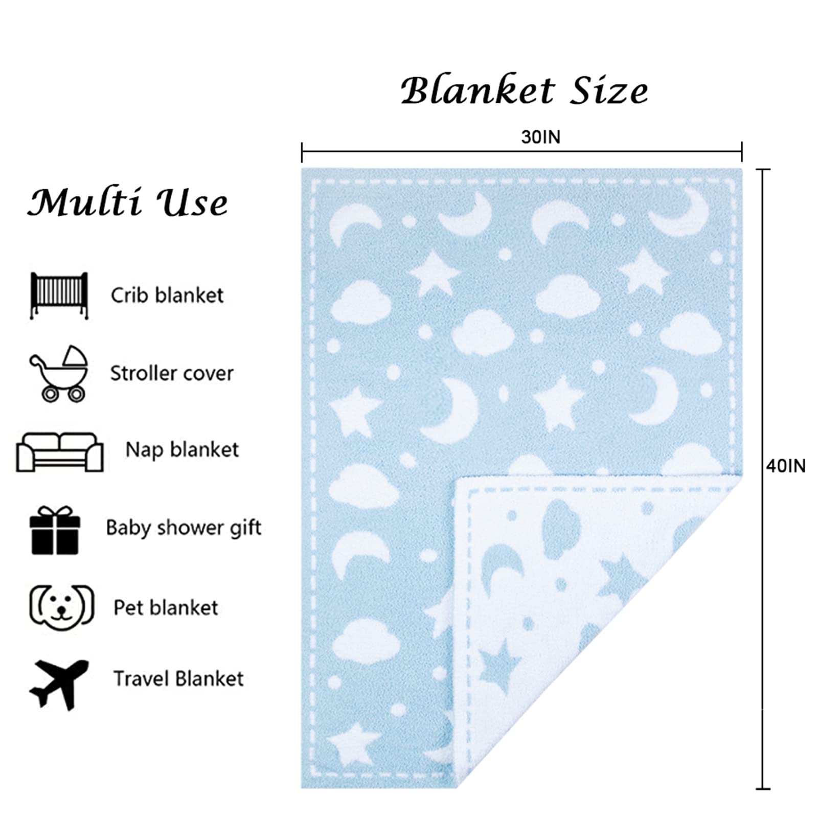 Soft Baby Blanket for Girls & Boys 40