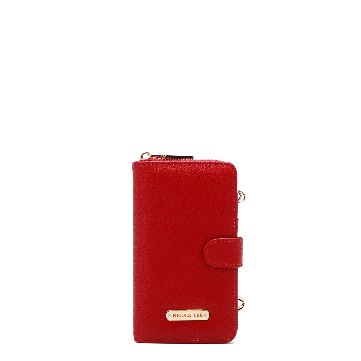 2-Piece Solid Phone Case with Crossbody Wallet - Stylish & Secure for iPhone & Samsung - Perfect for Travel, Shopping & Everyday Use