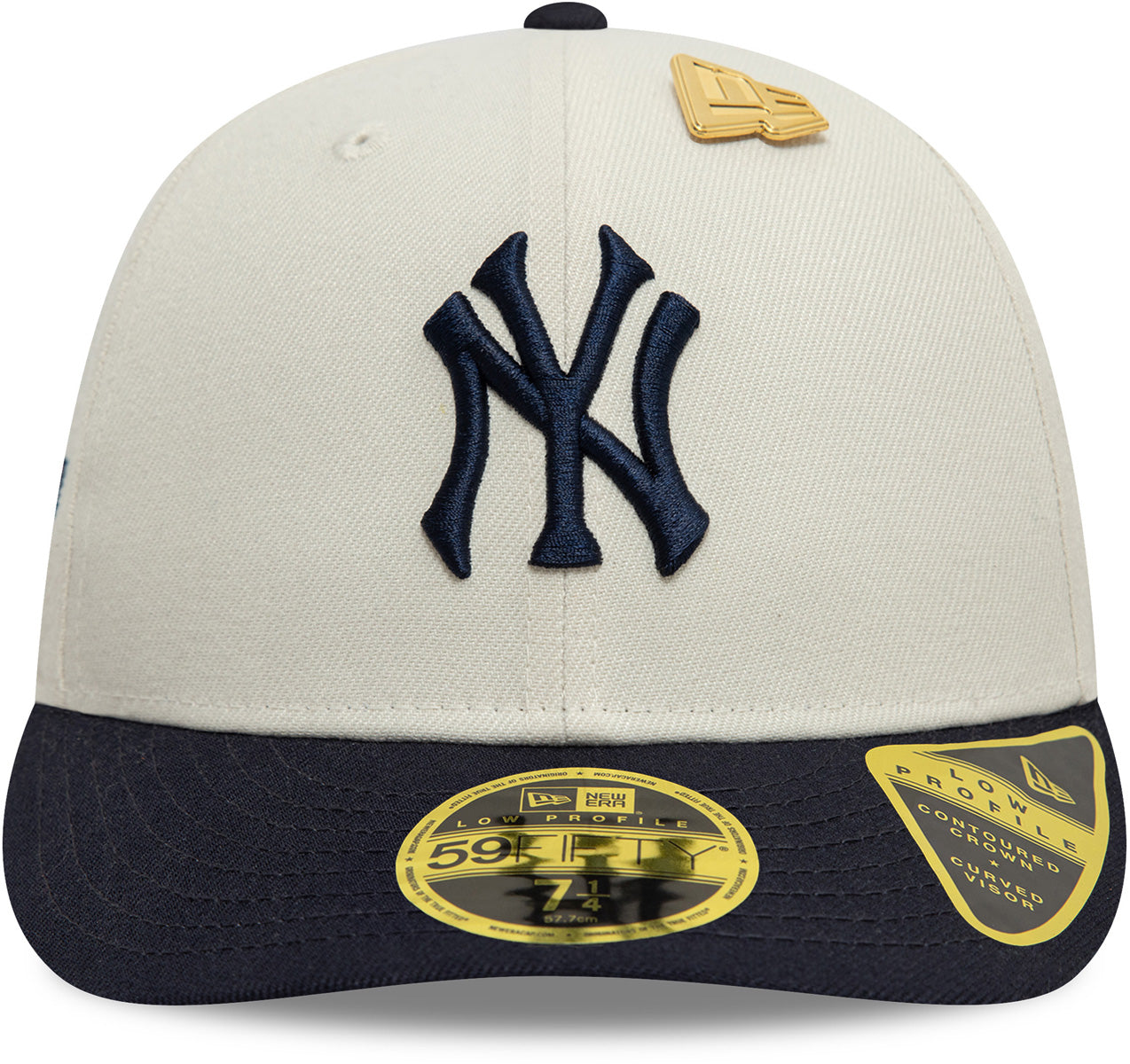 New York Yankees New Era 59Fifty LP Pin Baseball Cap - Official MLB Fitted Hat for Men & Women - Perfect for Baseball Games, Streetwear & Sports Fans