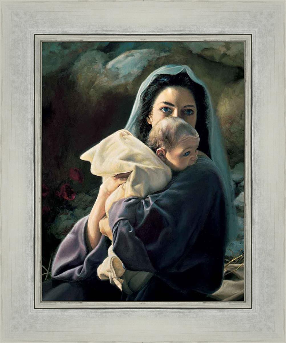Be It Unto Me Religious Painting by Liz Lemon Swindle - Inspirational Christian Art for Home, Church & Office Decor