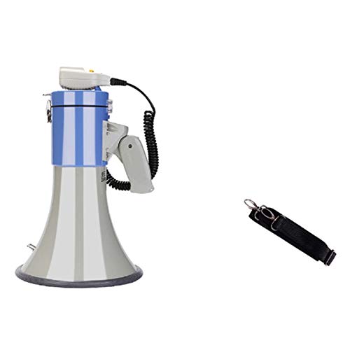 Brensty 50W High Power Portable Outdoor Speaker - Handheld Loudspeaker with Recordable Function & Tweeter for Camping, Beach Parties, and Outdoor Events