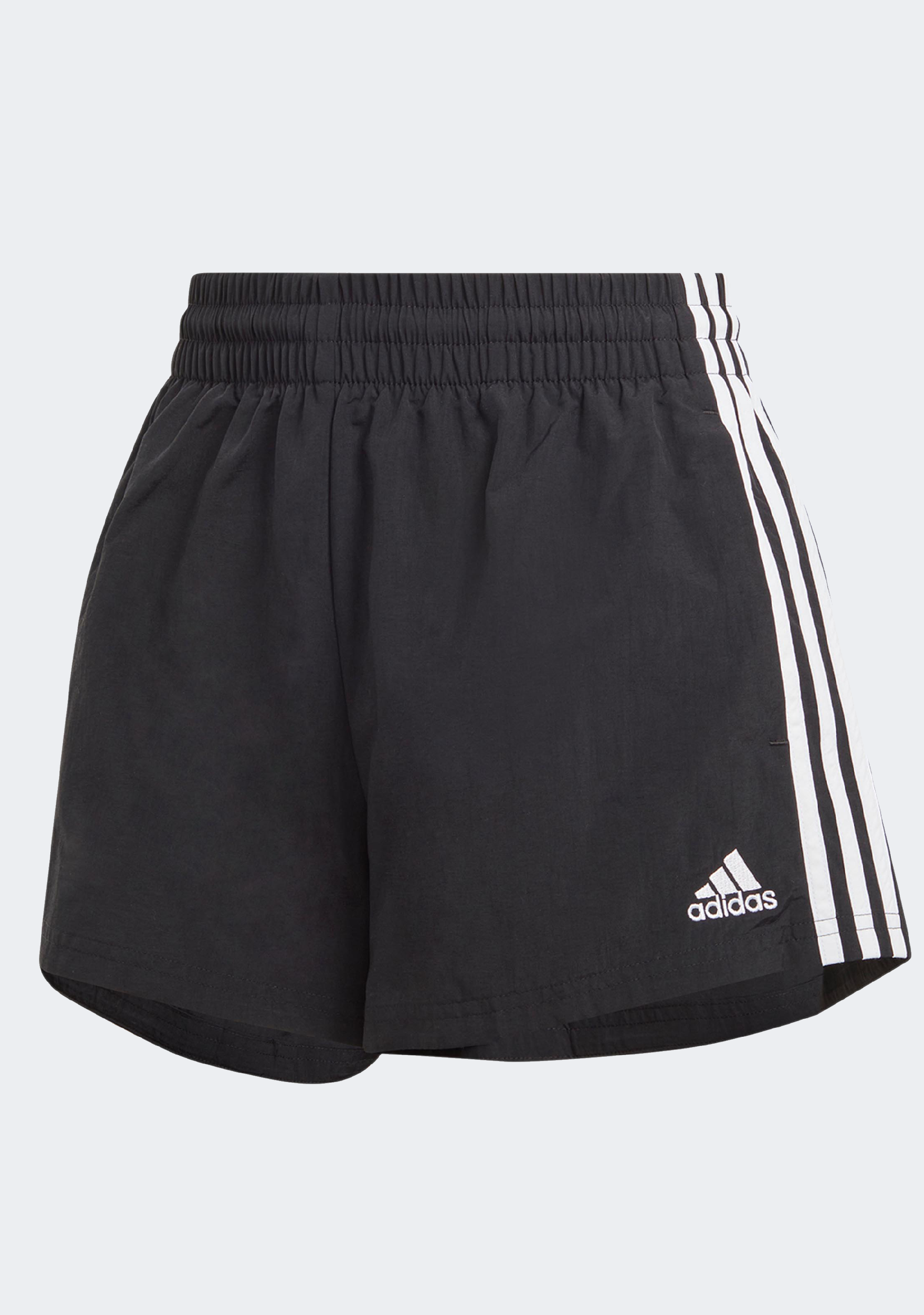 Adidas Women's Essentials 3-Stripes Woven Athletic Shorts - Lightweight Comfort for Running, Yoga & Casual Wear