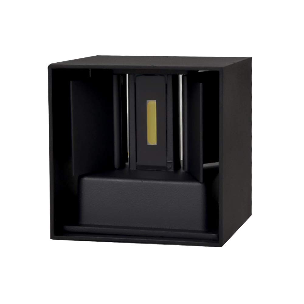 Waterproof LED Aluminum Cube Wall Light - Adjustable Outdoor Bathroom Sconce, Modern Patio & Garden Lighting for Home Decor - Perfect for Porch, Exterior Walls and Landscape Illumination