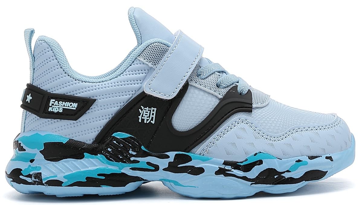 Anti-Slip Kids Tennis Shoes - Lightweight Athletic Sneakers for Boys & Girls - Breathable Casual Walking & Running Shoes (Toddler/Youth) - Perfect for School, Playground & Outdoor Activities