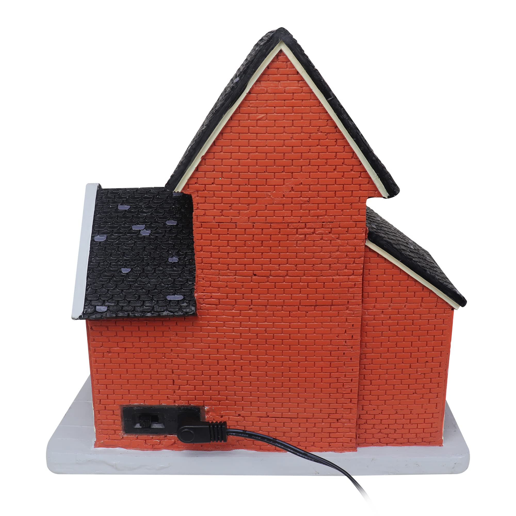 Christmas Village Post Office - Lighted Musical Snow Village Collectible Building for Holiday Decor - Handcrafted Christmas House with Snowy Scene - Perfect for Indoor Christmas Displays, Winter Village Collections & Gift Giving