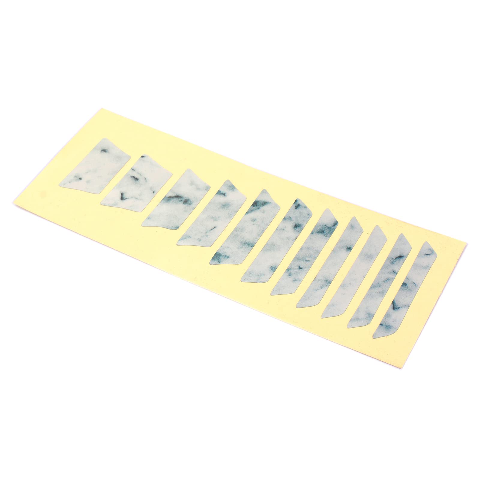 Premium Guitar Fretboard Stickers - Trapezoid Inlay Decals for Bass, Acoustic & Electric Guitars - DIY Guitar Neck Markers - Enhance Playability & Style - Perfect for Beginners, Performances & Practice Sessions