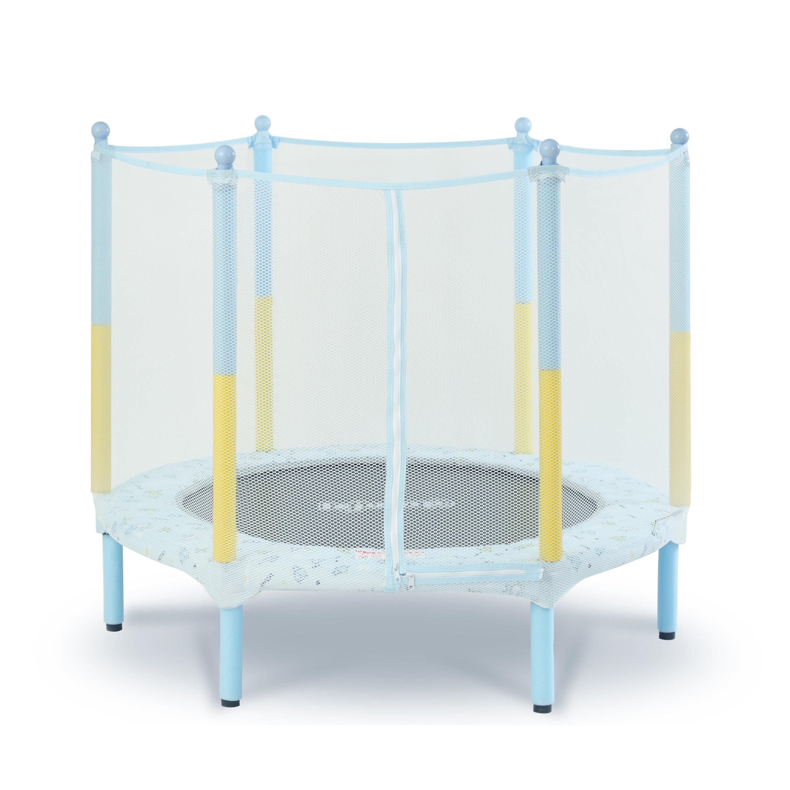 LeJump Kids Trampoline with Safety Net - 130cm/140cm Indoor & Outdoor Bouncer for Boys & Girls (50kg/80kg Weight Limit) - Perfect for Backyard Play, Exercise & Birthday Parties