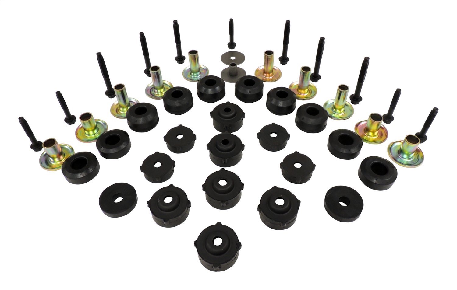 Crown Automotive Body Mount Master Kit - Complete Replacement Set for Jeep, Chevy, Ford & More | Durable Suspension & Chassis Upgrade for Off-Road & Daily Driving