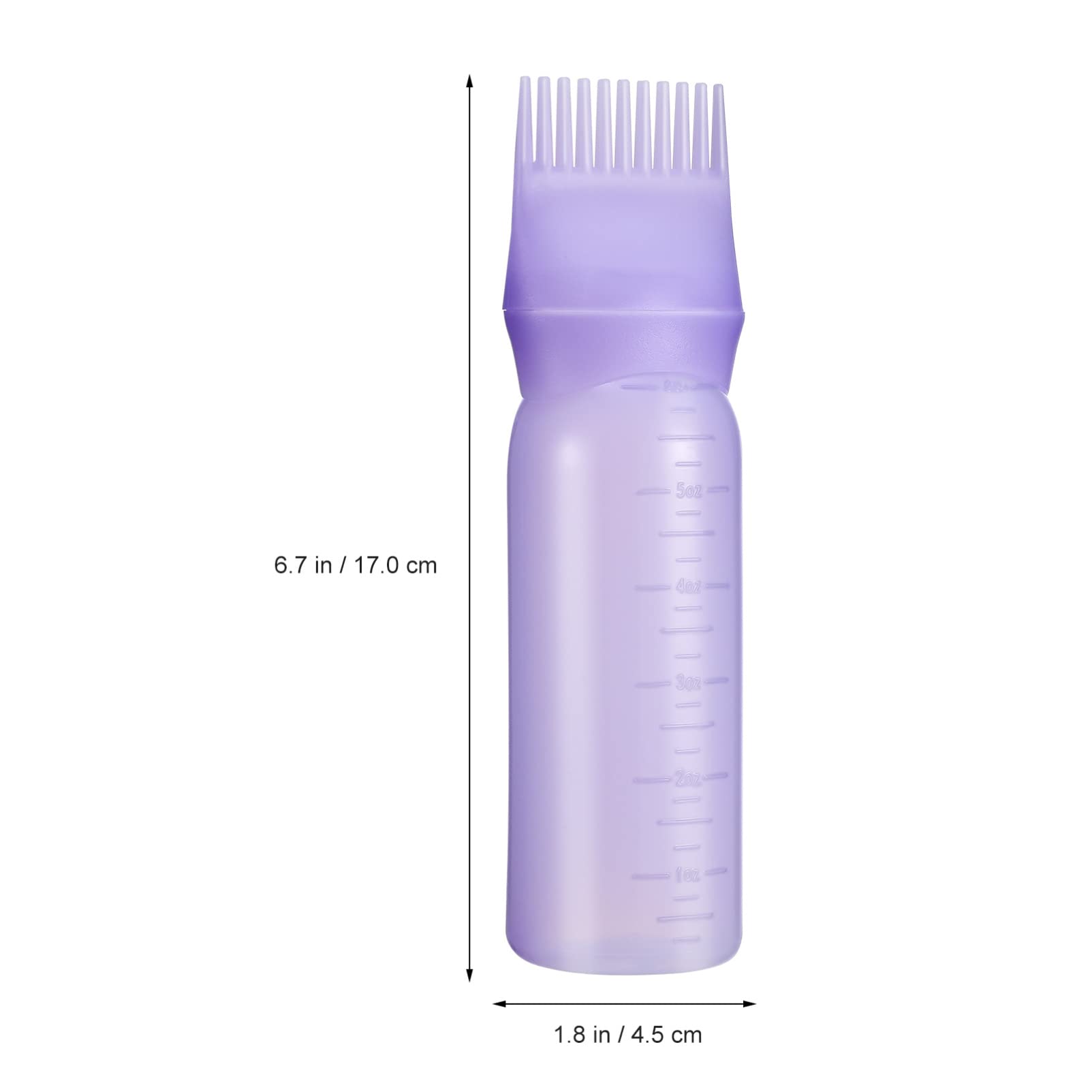 4 Pack Root Comb Applicator Bottles for Hair Oil & Color - Salon Quality Hair Styling Tools with Built-in Comb | Perfect for Professional Salon Use & At-Home Hair Treatments