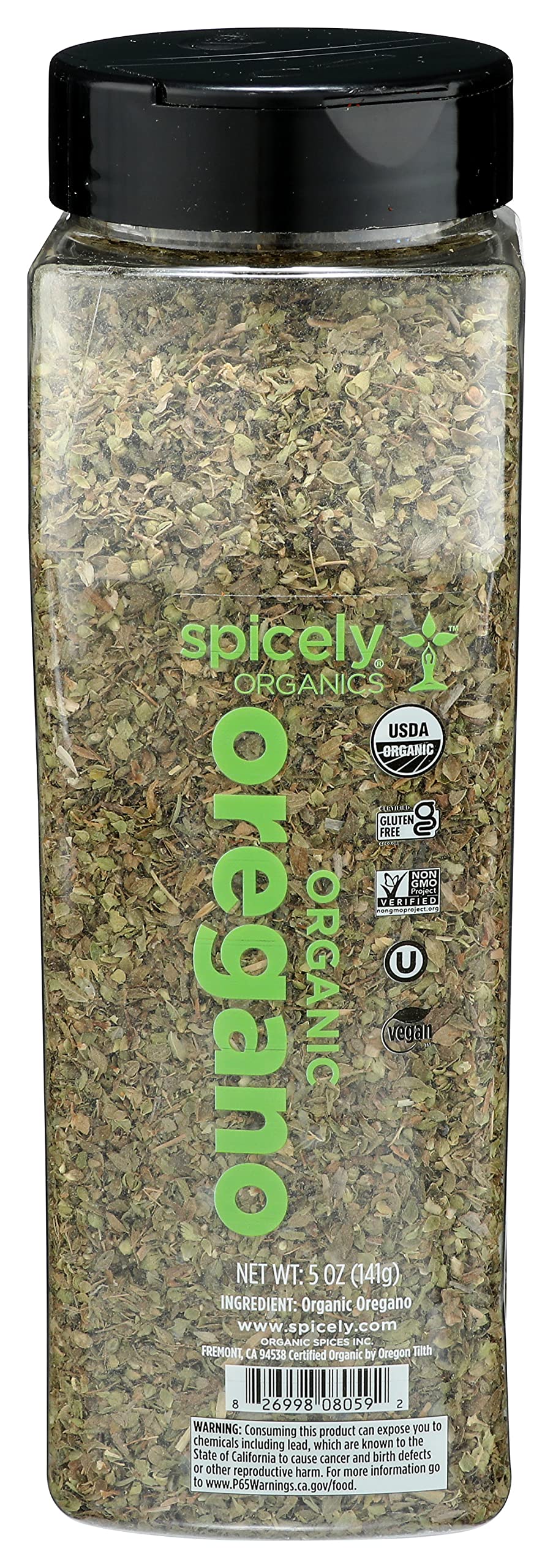 Organic Oregano 5 Oz - USDA Certified, Gluten Free, Non-GMO | Perfect for Pizza, Pasta, Salads & Mediterranean Cooking