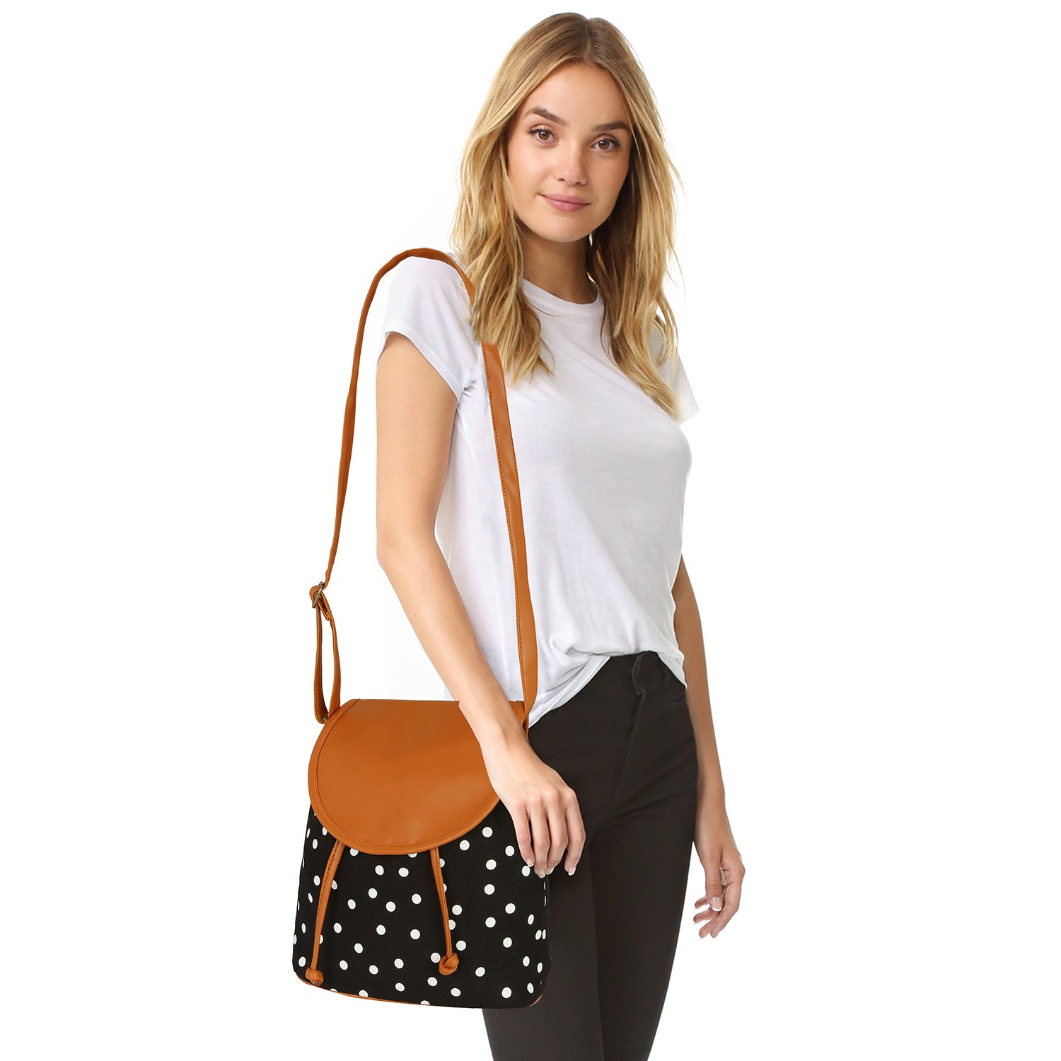 KLEIO Quilted Crossbody Sling Bag for Women - Fashionable Shoulder Purse with Gold-Tone Hardware & Multiple Pockets | Perfect for College, Work, Travel & Daily Use | Adjustable Strap & Spacious Design