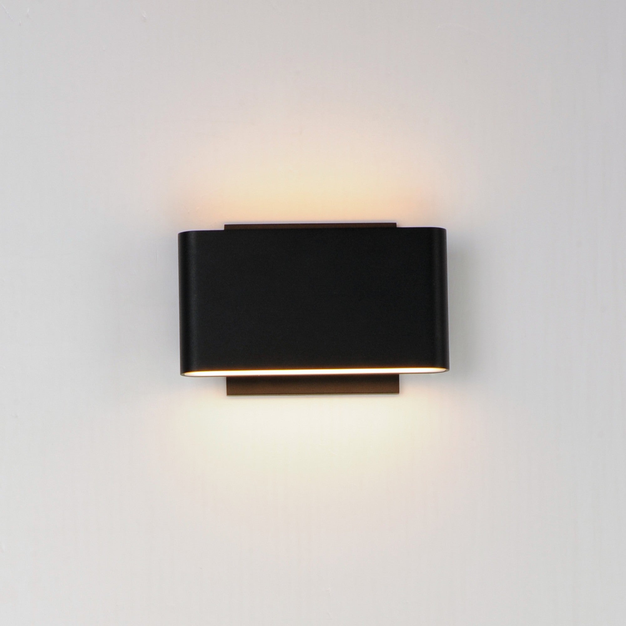 Alumilux Spartan 7 Inch LED Outdoor Wall Sconce - Black - Energy Efficient Waterproof Exterior Light for Porch, Patio, Garage & Garden - Modern Outdoor Lighting Fixture