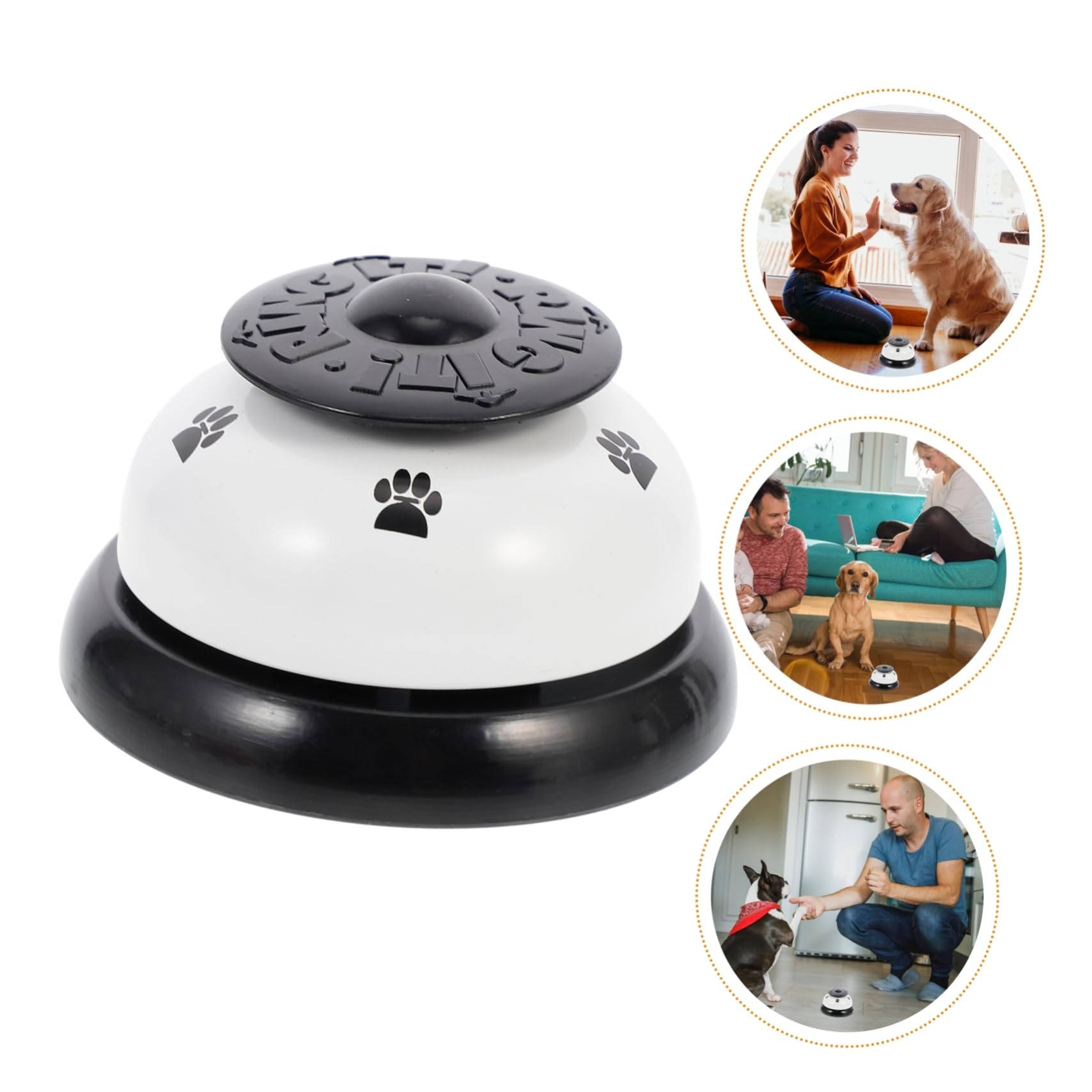 SUPVOX Smart Pet Training Bell - Metal Dog & Cat Doorbell, Classroom Bell, Potty Button, Dinner Bell for Pets - Perfect for Dog Training, Cat Communication & Home Use