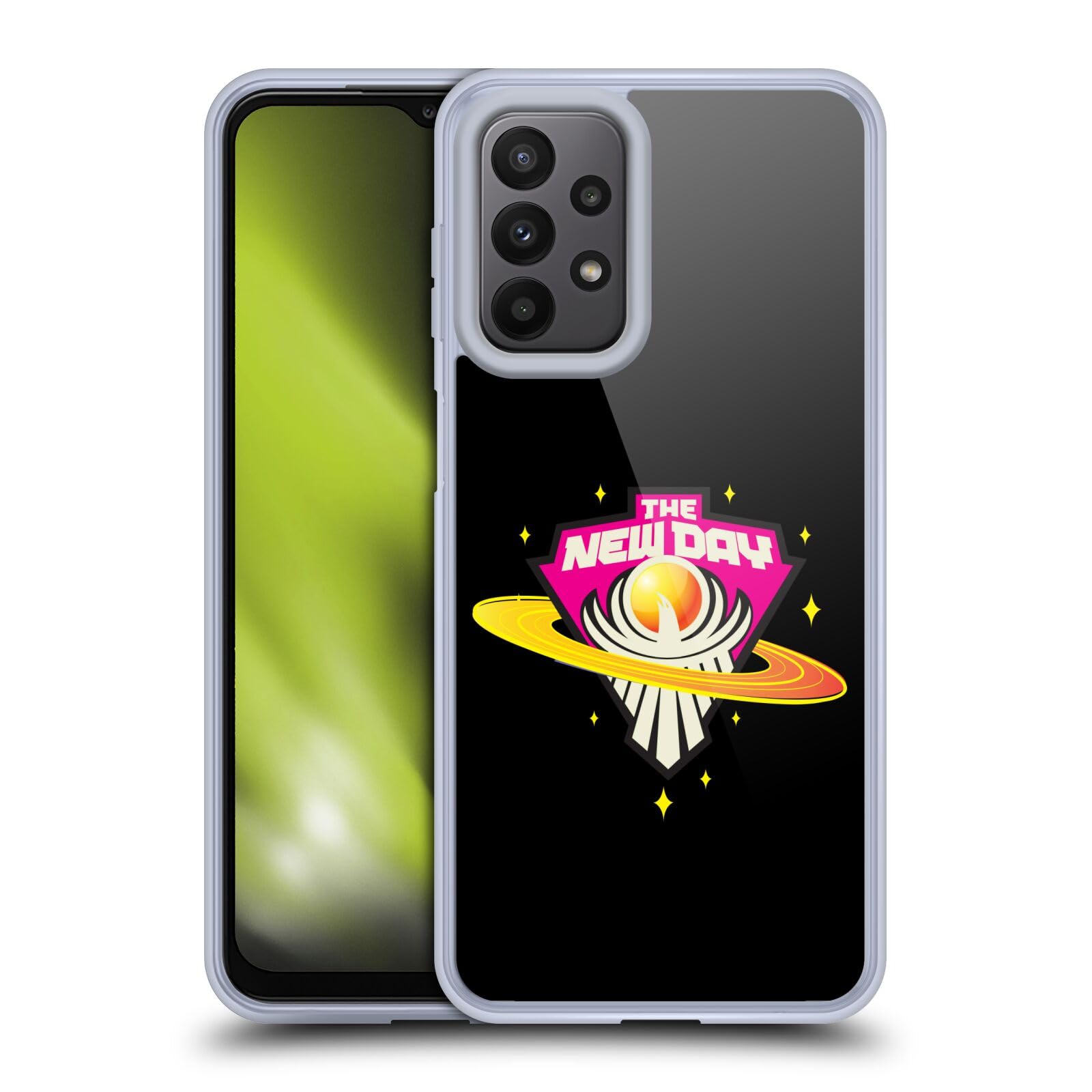 WWE The New Day Owl Soft Gel Case for Samsung Galaxy A23/5G (2022) - Durable Protective Phone Cover with Officially Licensed Design | Perfect for Fans, Daily Use & Showcasing Fandom