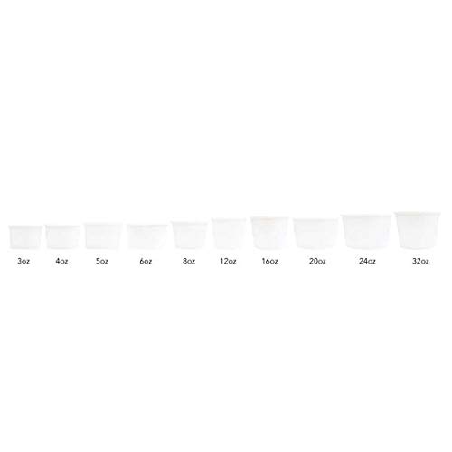 UNIQ 1000-Count 6 oz Disposable Black Ice Cream Cups | Paper Dessert Containers for Ice Cream, Yogurt, Gelato | Bulk Frozen Treat Supplies for Parties, Catering & Dessert Shops