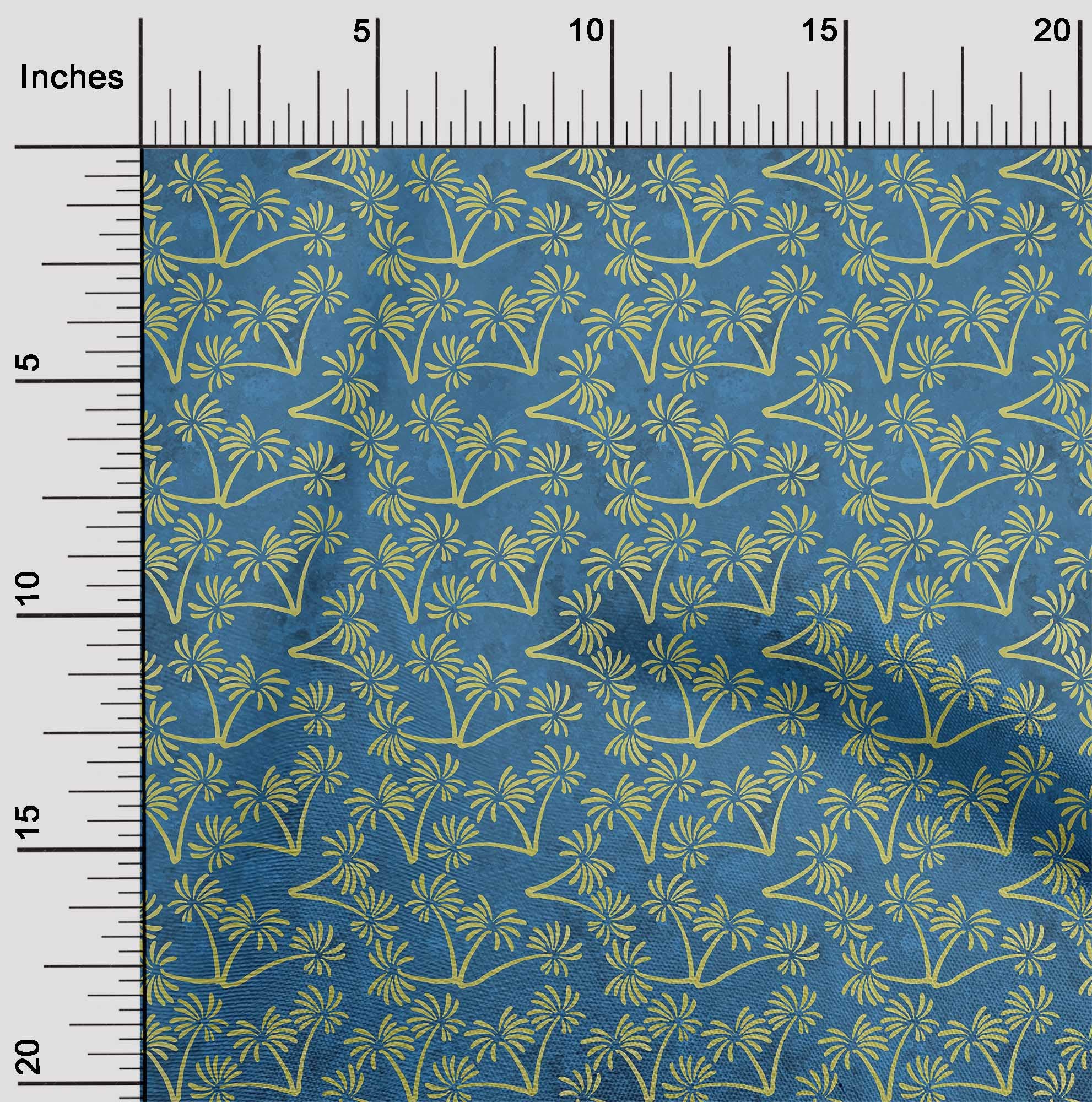 oneOone Cotton Silk Teal Green Batik Fabric by The Yard - 42 Inch Wide Printed Material for DIY Clothing, Dresses, Scarves & Home Decor Sewing Projects