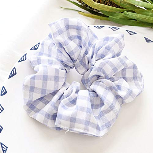 Elegant Plaid Elastic Hair Bands - Simple Women's Headwear, Scrunchies, Hair Ropes & Rubber Band Accessories for Casual, Office & Outdoor Styling