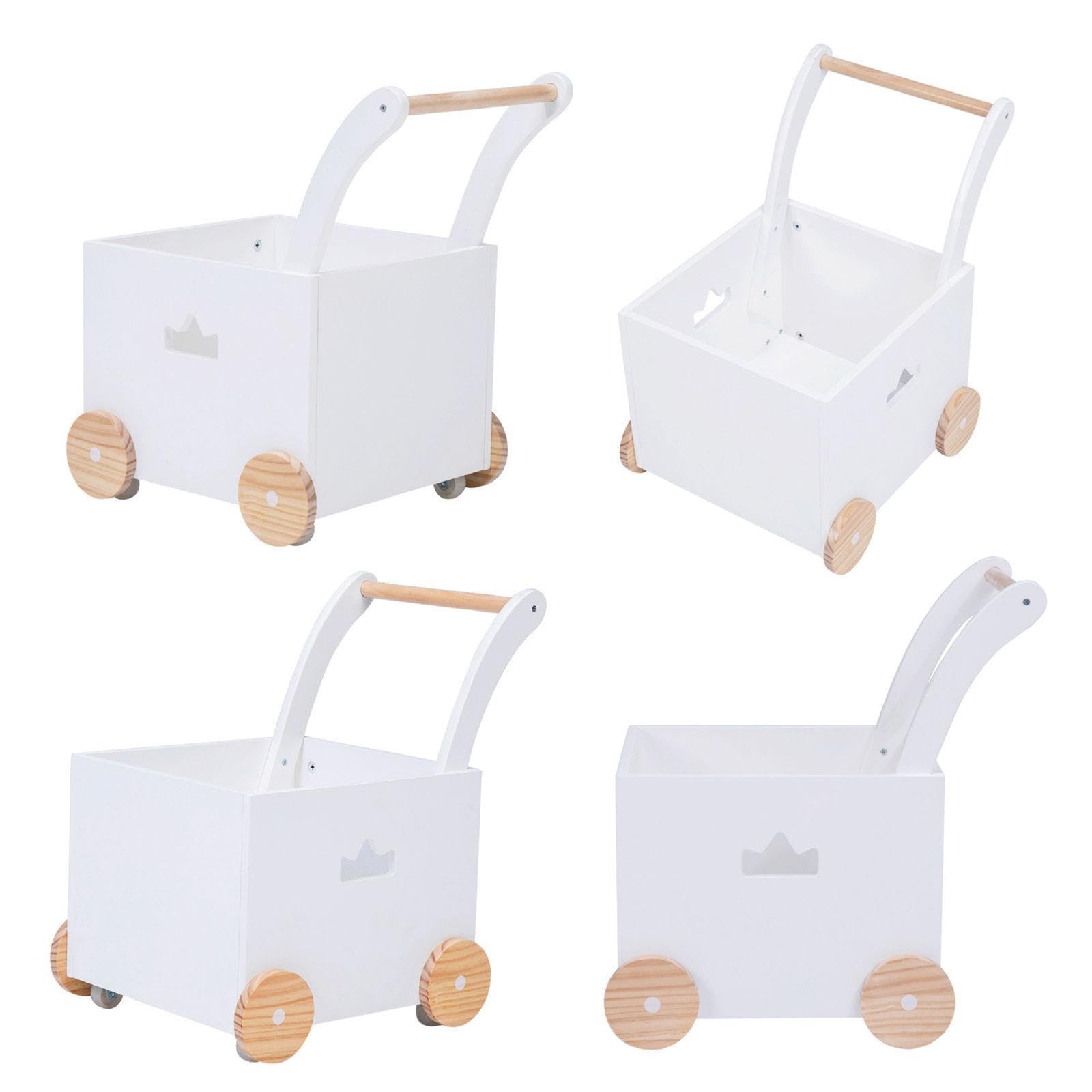 Qialexicon Baby Push Walker Cart for Toddlers Ages 3+ | Learning Walking Toy with Adjustable Handle | Perfect for Indoor & Outdoor Play, First Steps Assistance, and Early Childhood Development