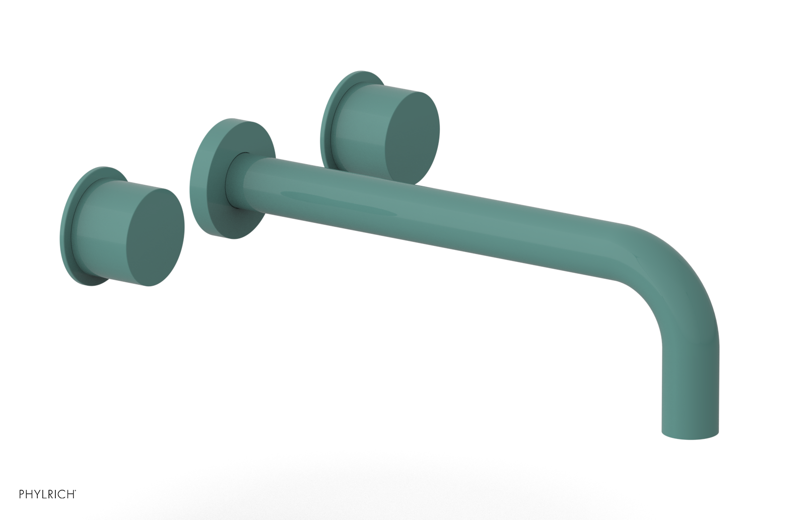 Basic II 10-Inch Wall Tub Faucet Set with Smooth Handles - 230 57 10 - Perfect for Bathroom Renovation and Modern Home Decor