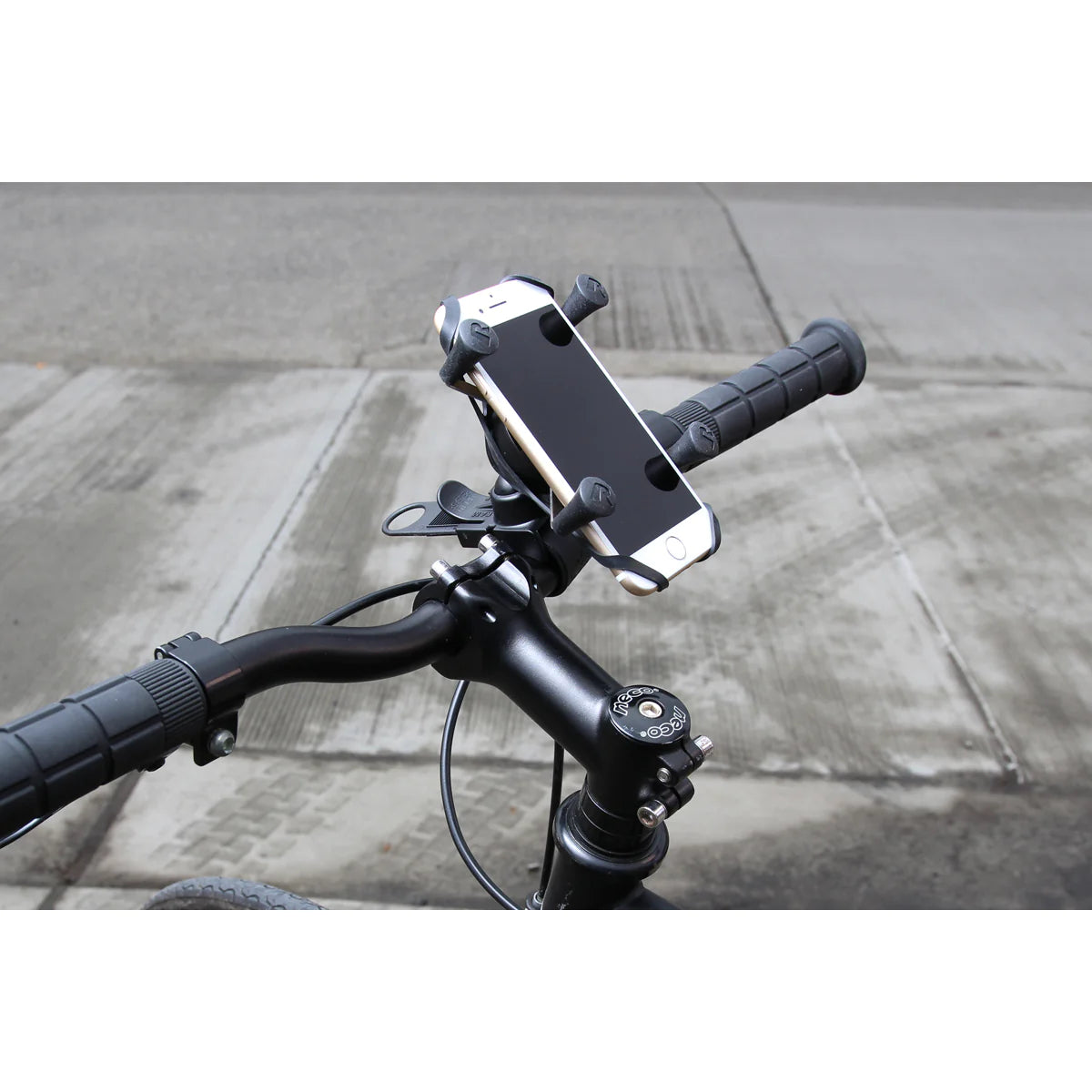 RAM EZ Strap™ Rail Mount with X Grip® Universal Phone Holder - Compatible with Smartphones & GPS Devices - Perfect for Cars, Trucks, Boats & Motorcycles (RAP SB 187 UN7U)