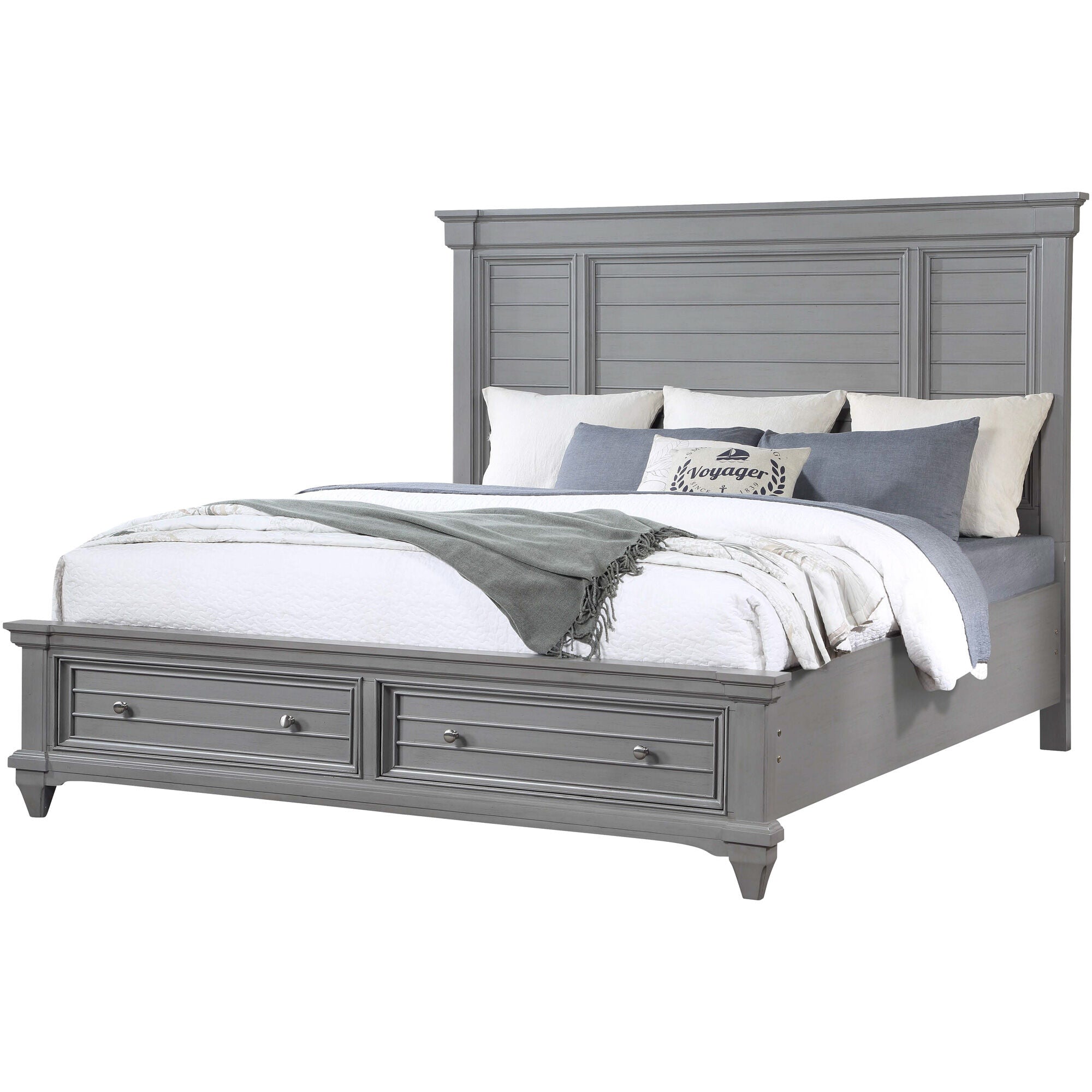 Space-Saving Hilton Head Storage Bed with Underbed Drawers - Perfect for Small Bedrooms, Guest Rooms & Dormitories