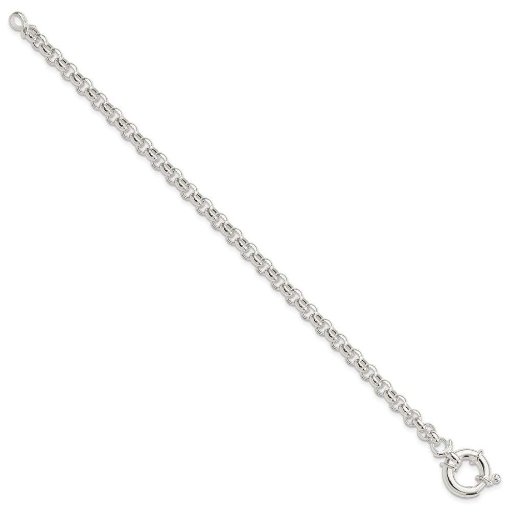 IceCarats 925 Sterling Silver Cable Chain Bracelet for Women - 7 Inch Adjustable Length, Dainty Minimalist Jewelry Gift for Her - Perfect for Everyday Wear, Date Nights & Special Occasions