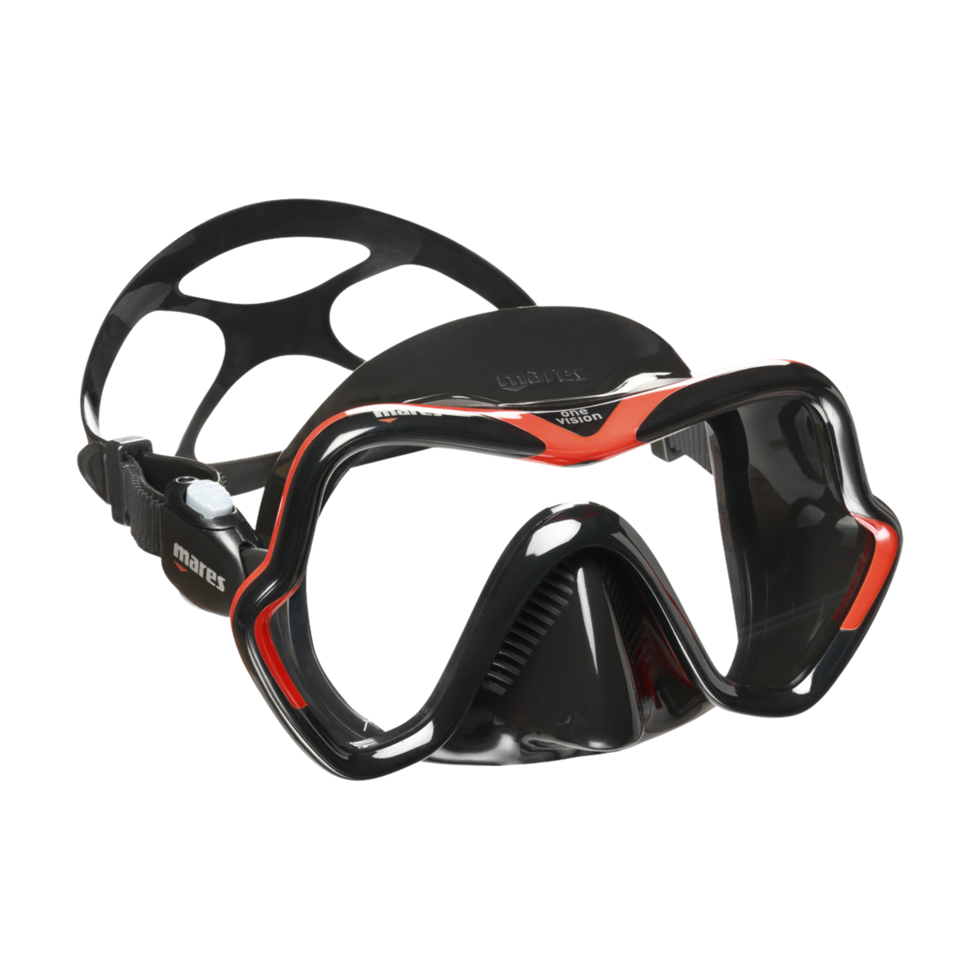 Mares One Vision Scuba Diving Mask - Clear Lens for Underwater Clarity - Perfect for Snorkeling, Spearfishing & Scuba Diving Adventures