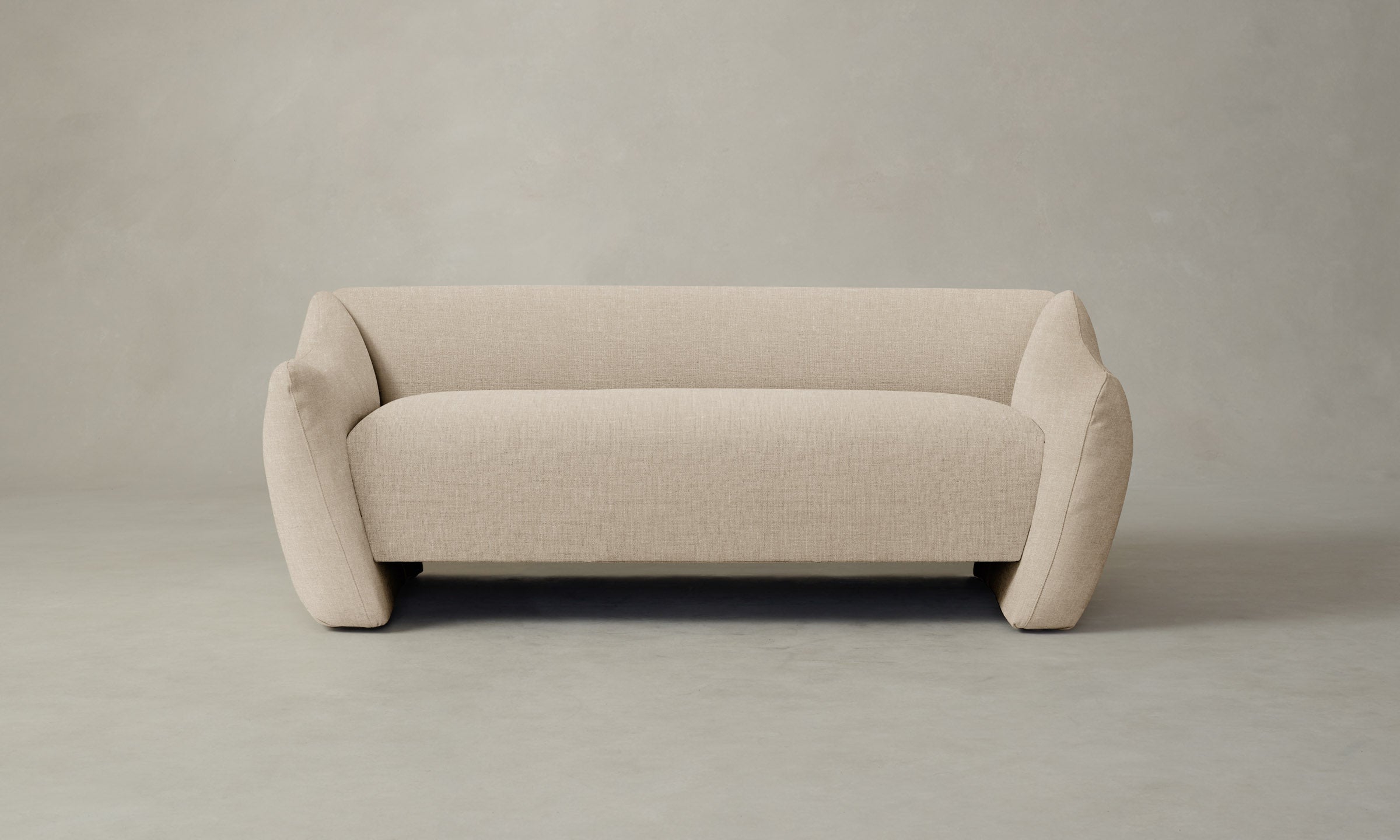 The Bond Settee - Premium Heritage Belgian Linen Sofa with Husk Fabric | Perfect for Living Rooms, Reading Nooks & Cozy Home Decor