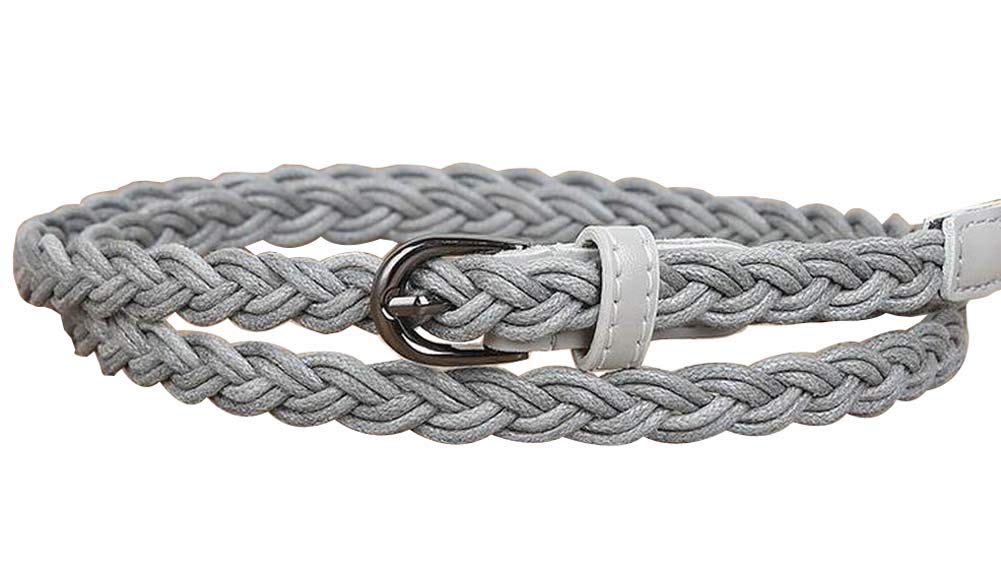 24station Women's Stylish Skinny Braided Waist Belt - Vintage Fashion Accessory for Jeans, Dresses & Casual Outfits