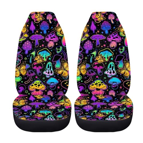 Glitter Trippy Mushroom Print