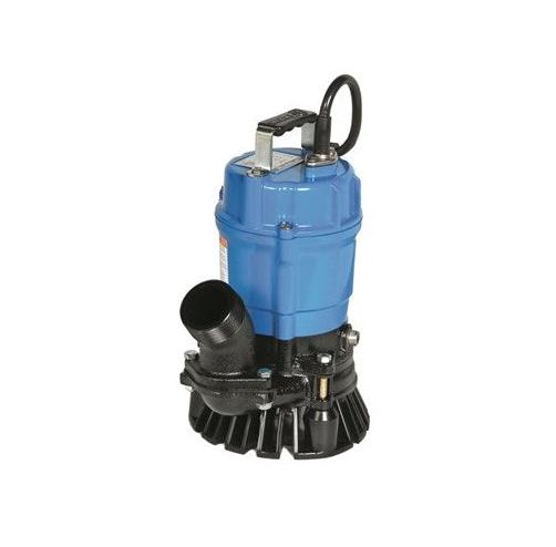 Tsurumi HSZ2.75S 0.75kW Single Phase Automatic Submersible Drainage Pump with Semi Vortex Impeller - 300LPM Max Flow & 180kPa Pressure - Ideal for Basement Flooding, Construction Sites, and Pool Drainage