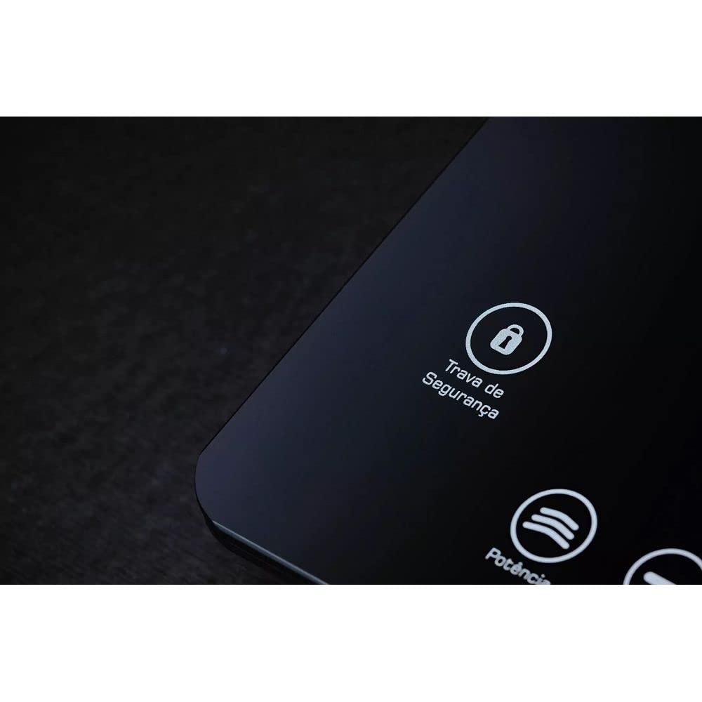 FISCHER 1-Burner Black Glass Induction Cooktop 220V - Portable Single Burner Stove for Small Kitchens, Dorms & RVs - Energy Efficient Vitroceramic Cooktop (Model 26884-59097)