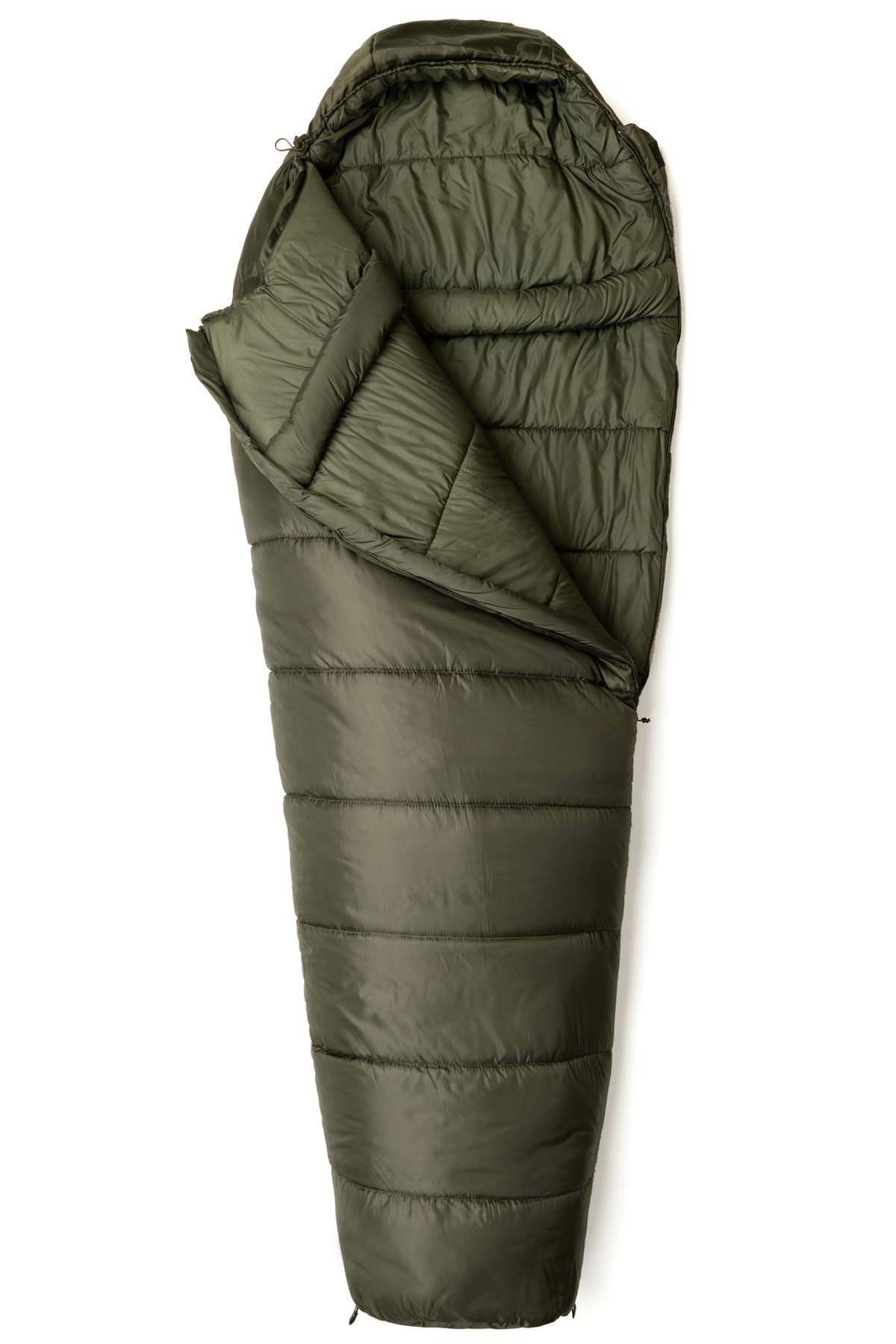 Snugpak Basecamp Ops Sleeper Expedition Sleeping Bag - Insulated Olive Green with Compression Stuff Sack | Lightweight & Water-Resistant for Camping, Hiking & Outdoor Adventures