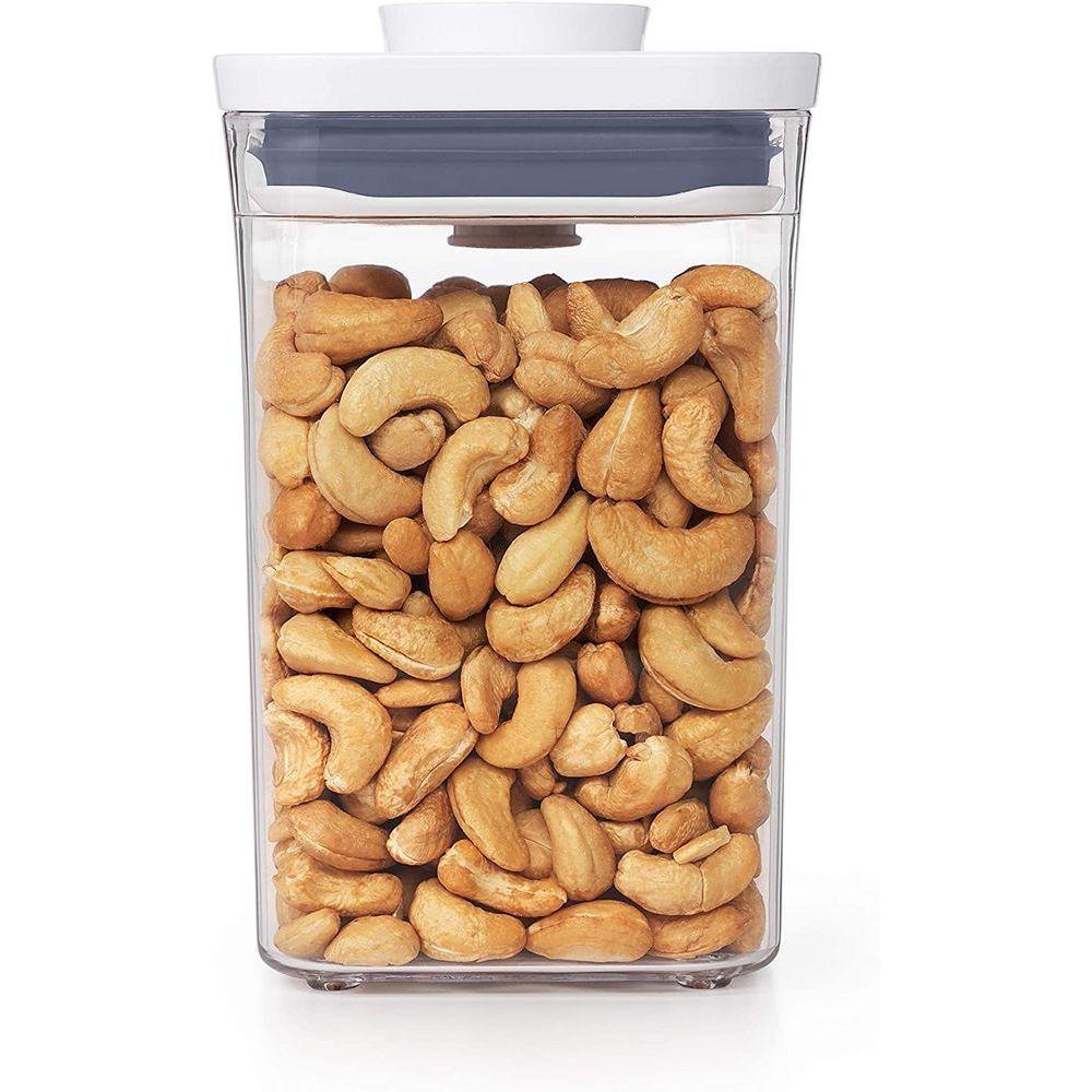 OXO Good Grips 2.0 1.6L Rectangular Pantry Storage Container - Airtight Food Container for Flour, Sugar, Pasta & Dry Goods - Perfect for Kitchen Organization & Pantry Storage