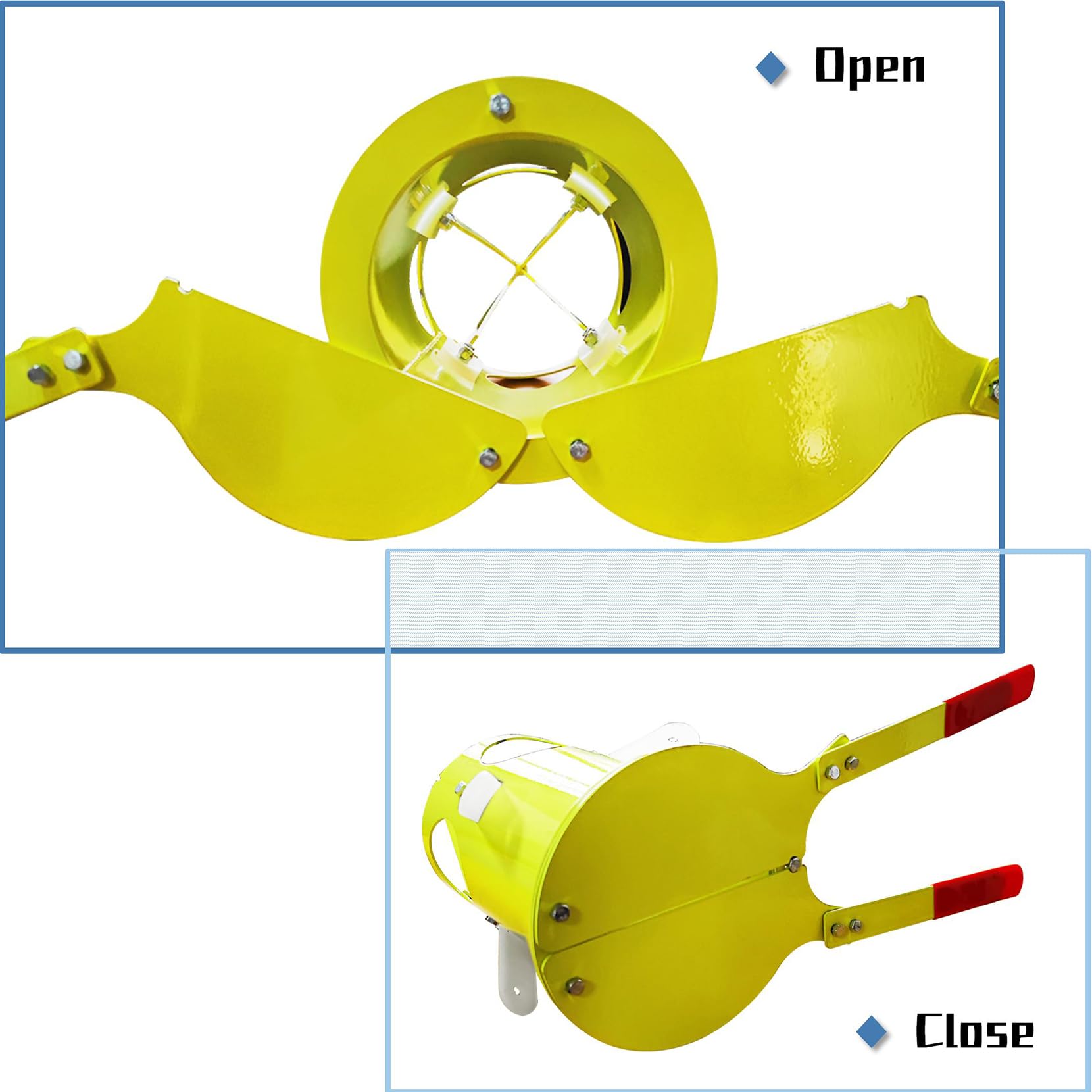 Bulk Bag Unloader & Dispenser - Heavy Duty Yellow Discharger for Farm, Construction & Industrial Use | Efficient Material Handling Equipment