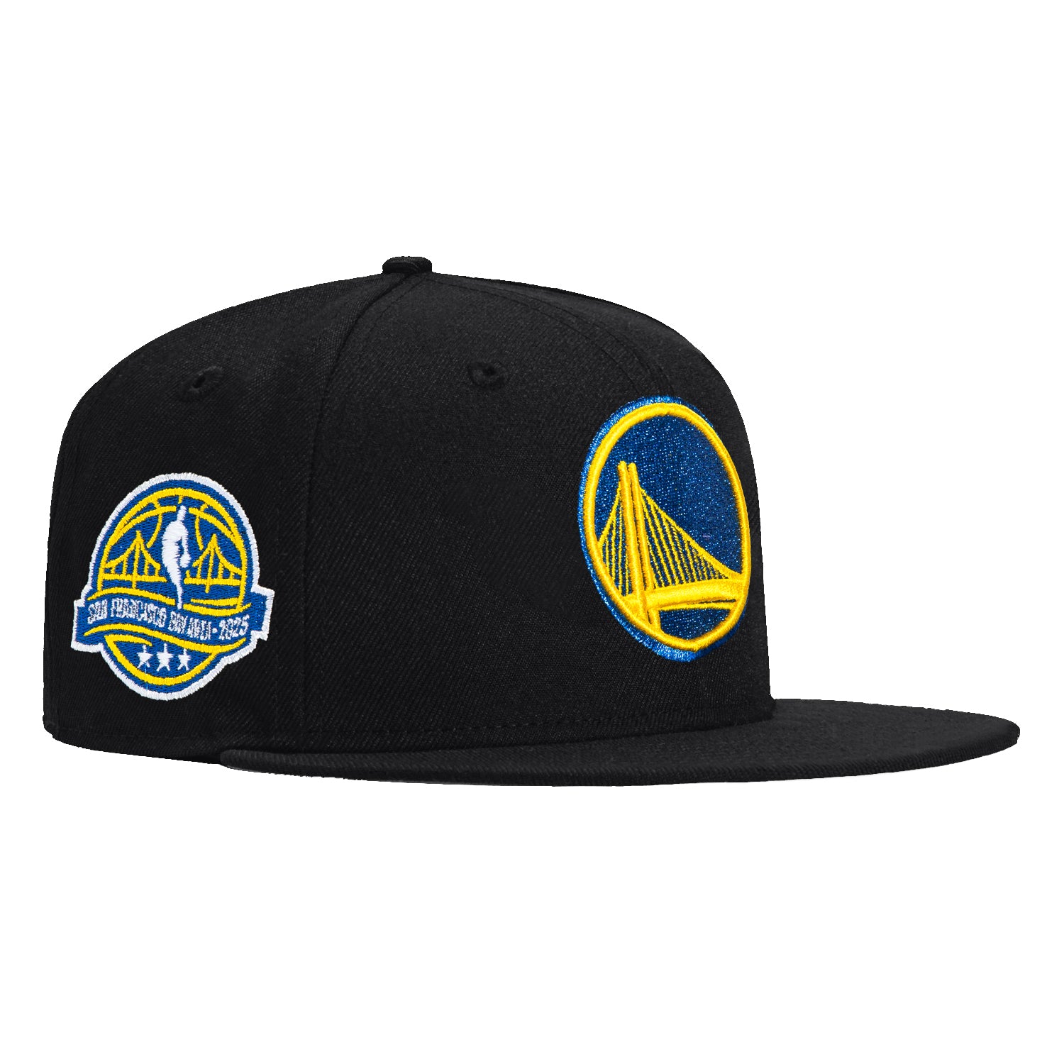 New Era 59Fifty Golden State Warriors 2025 NBA All-Star Game Patch Snapback Hat - Black | Official Licensed NBA Cap for Basketball Fans & Streetwear Fashion
