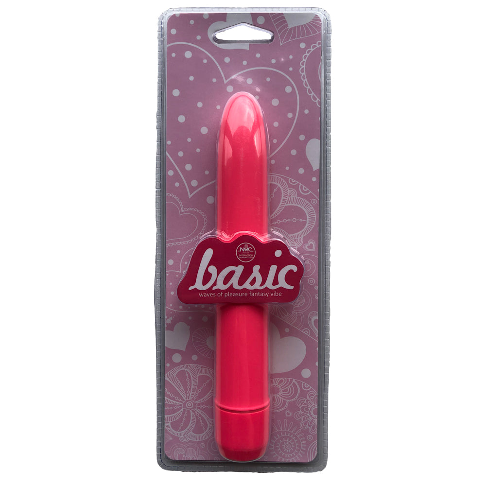Basic Pleasure Vibe 7 Slim - Waterproof Personal Massager for Women - Perfect for Relaxation & Stress Relief at Home or Travel