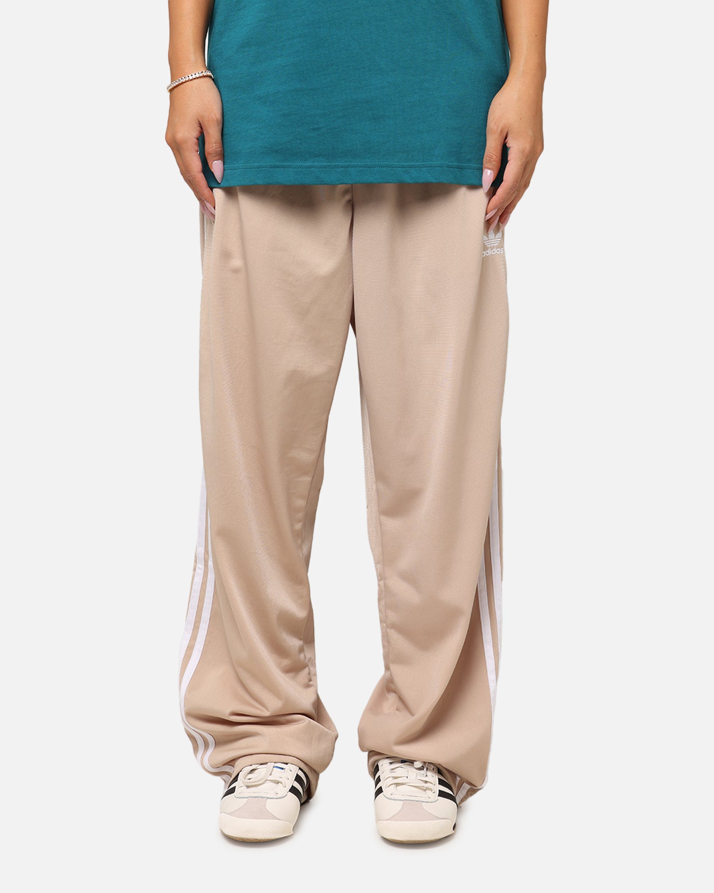 Adidas Firebird Trackpants for Women - Magic Beige Retro Joggers | Casual Streetwear & Gym Workout Pants for Running, Yoga & Lounge Wear