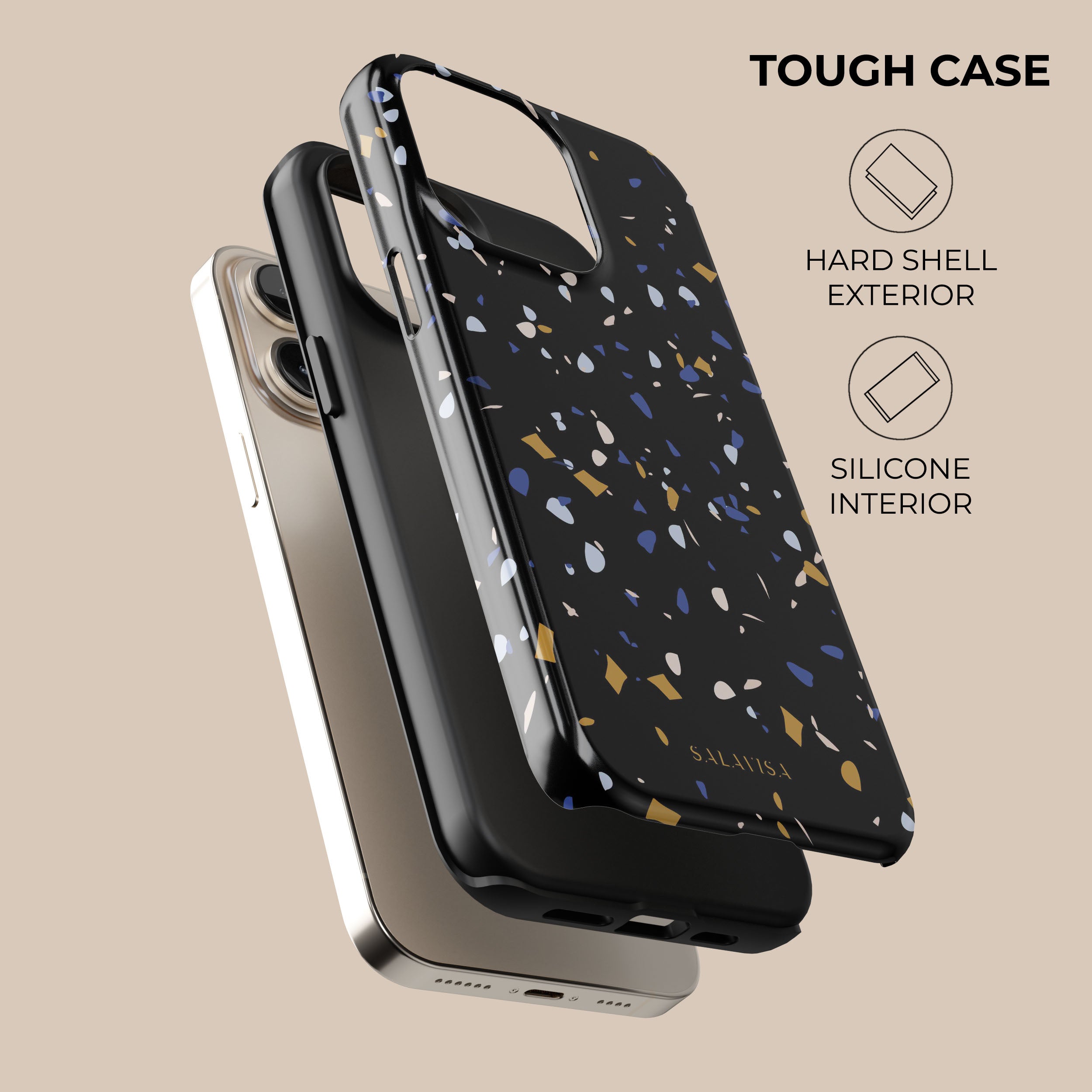 Premium Siena Phone Case - Shockproof & Slim Design for iPhone & Samsung - Perfect for Everyday Protection & Style