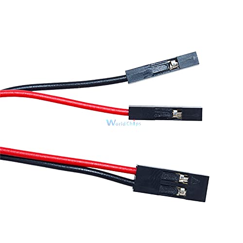 10Pcs 2Pin 70cm Female to Female Jumper Wires for Arduino, Raspberry Pi, 3D Printer & DIY Electronics - Perfect for Breadboard Prototyping and Circuit Connections