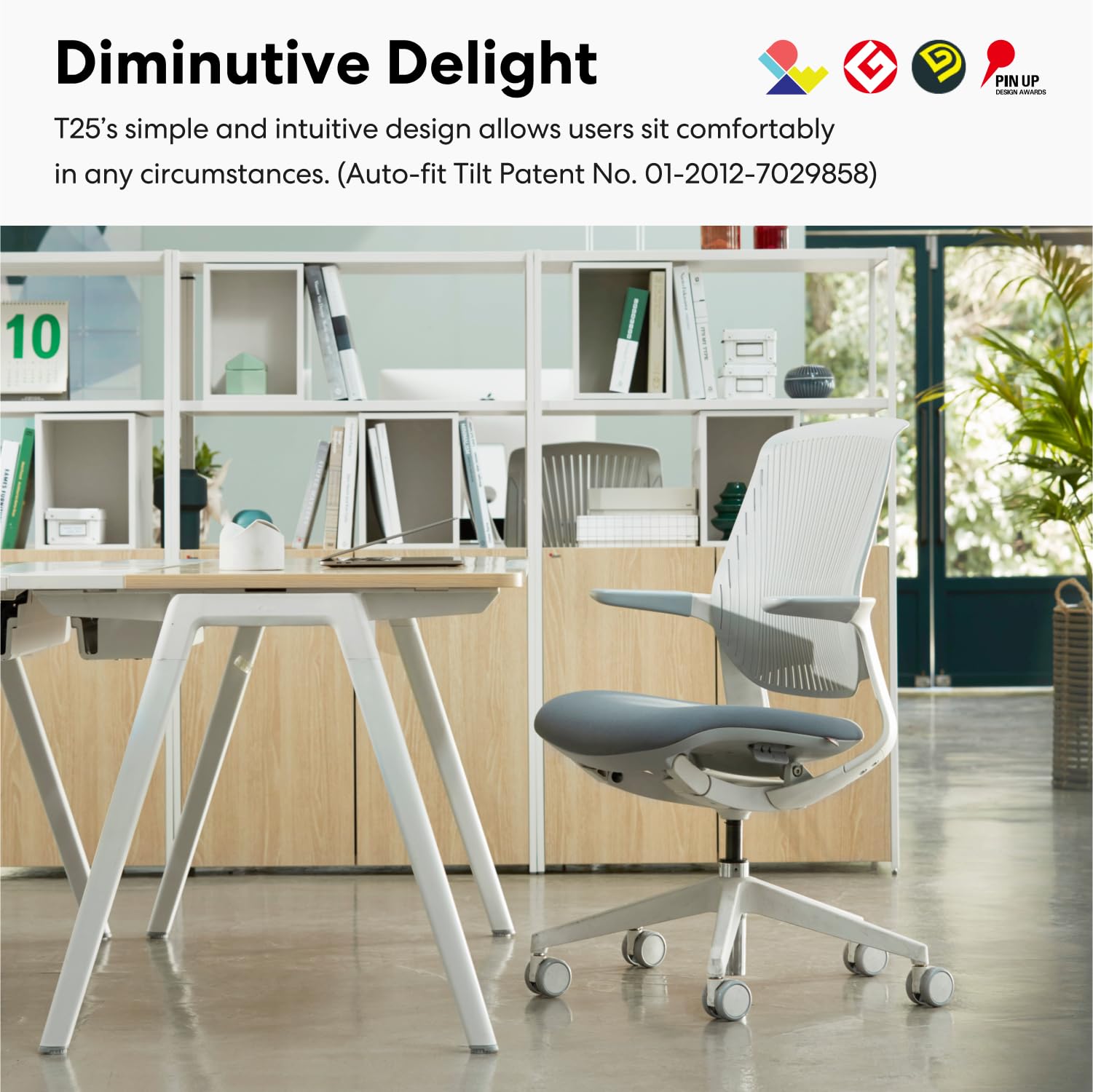 SIDIZ T25 Petite Ergonomic Office Chair for Women 4'9
