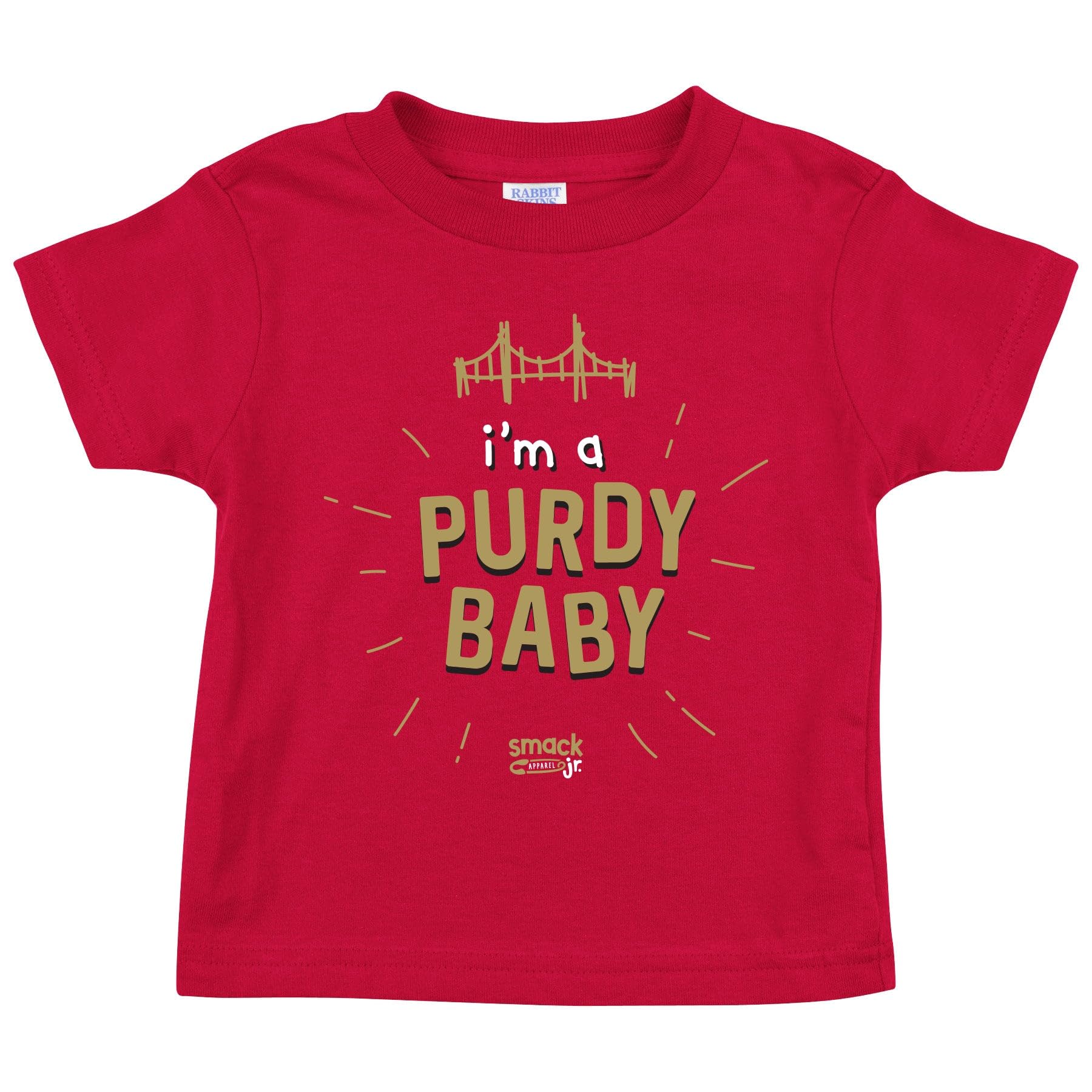 Purdy Baby - San Francisco 49ers Football Fan Baby Clothes & Apparel for Boys & Girls | NB-7T | Perfect for Game Day, Family Outings & Photo Shoots