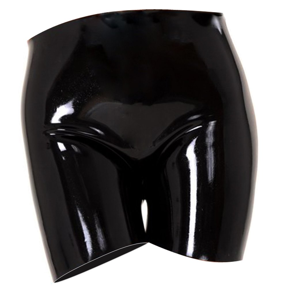 Women's Latex Rubber Shorts - High Waist Clubwear Underwear, Flat Front Design for Night Out & Cosplay | Sexy & Comfortable Latex Shorts for Parties, Halloween & Fetish Wear