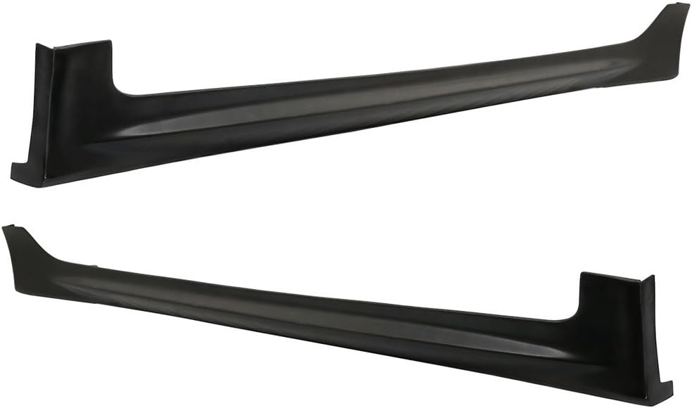 2006-2011 Honda Civic Coupe Mugen Style Side Skirts - Unpainted PP Material - Perfect for Car Body Kits & Customization Upgrades