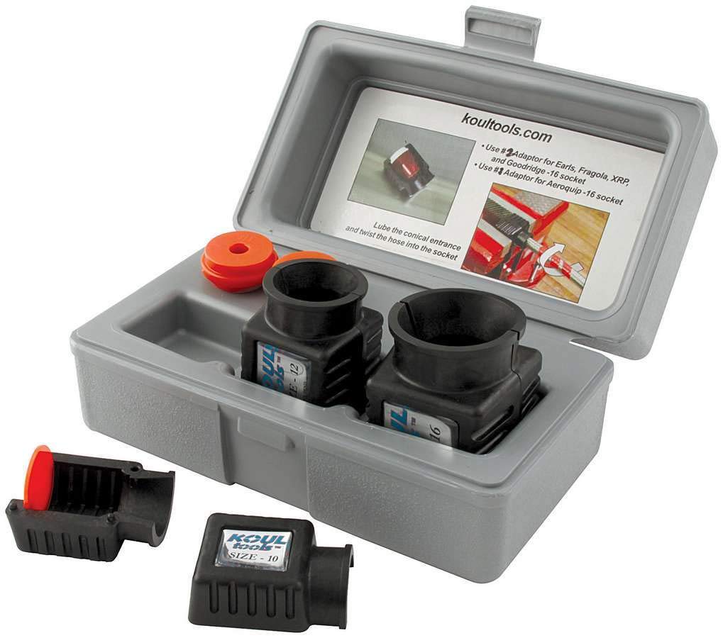 Allstar Performance ALL11082 Koul Tool Kit for -10 AN to -16 AN Fitting/Hose - Professional Hose Assembly & Repair Tool for Automotive, Racing & Marine Applications