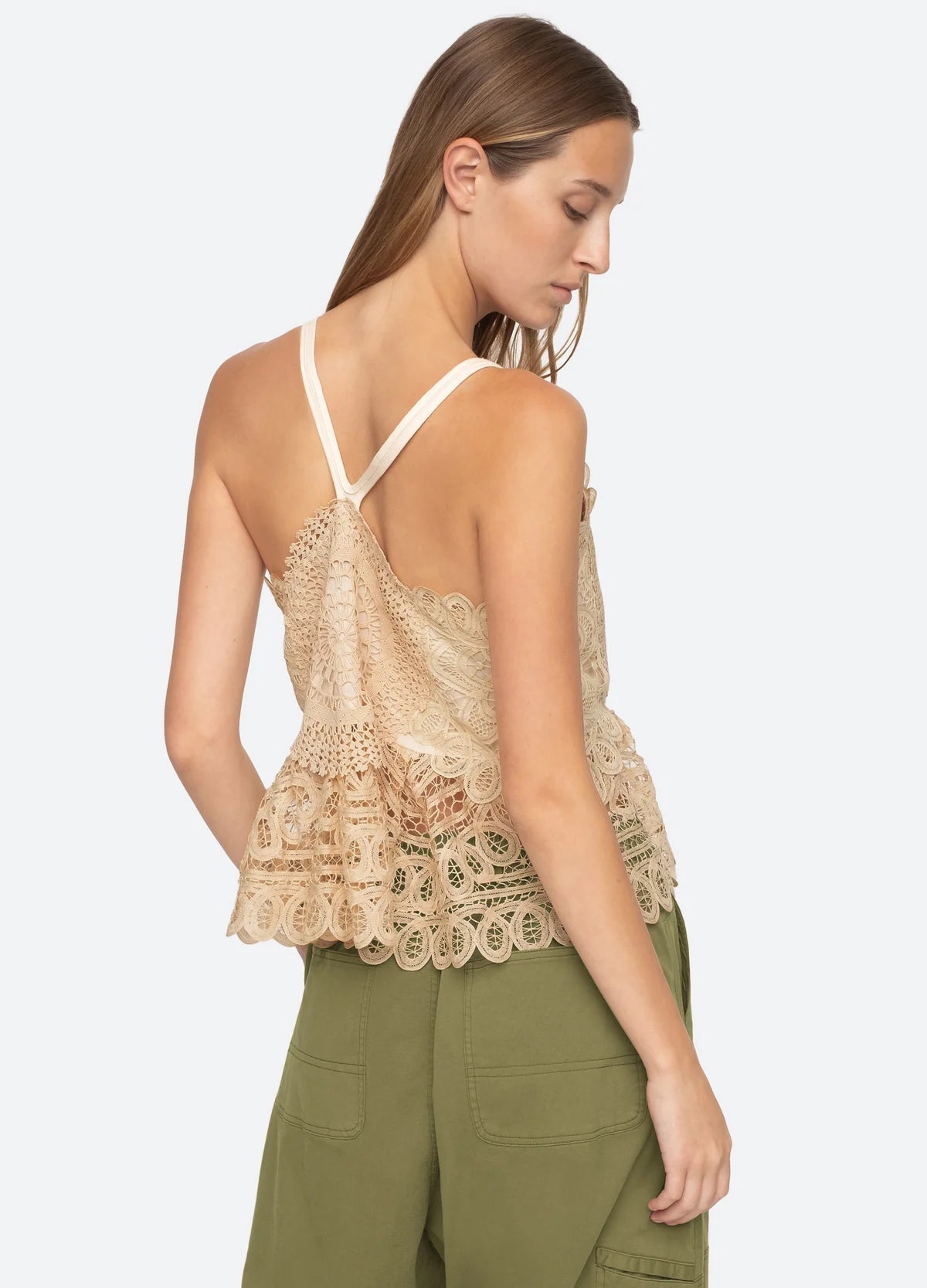 Anastasia Women's Top - Soft Cream Blouse for Casual Wear, Office & Date Night | Comfortable & Stylish Fashion Apparel