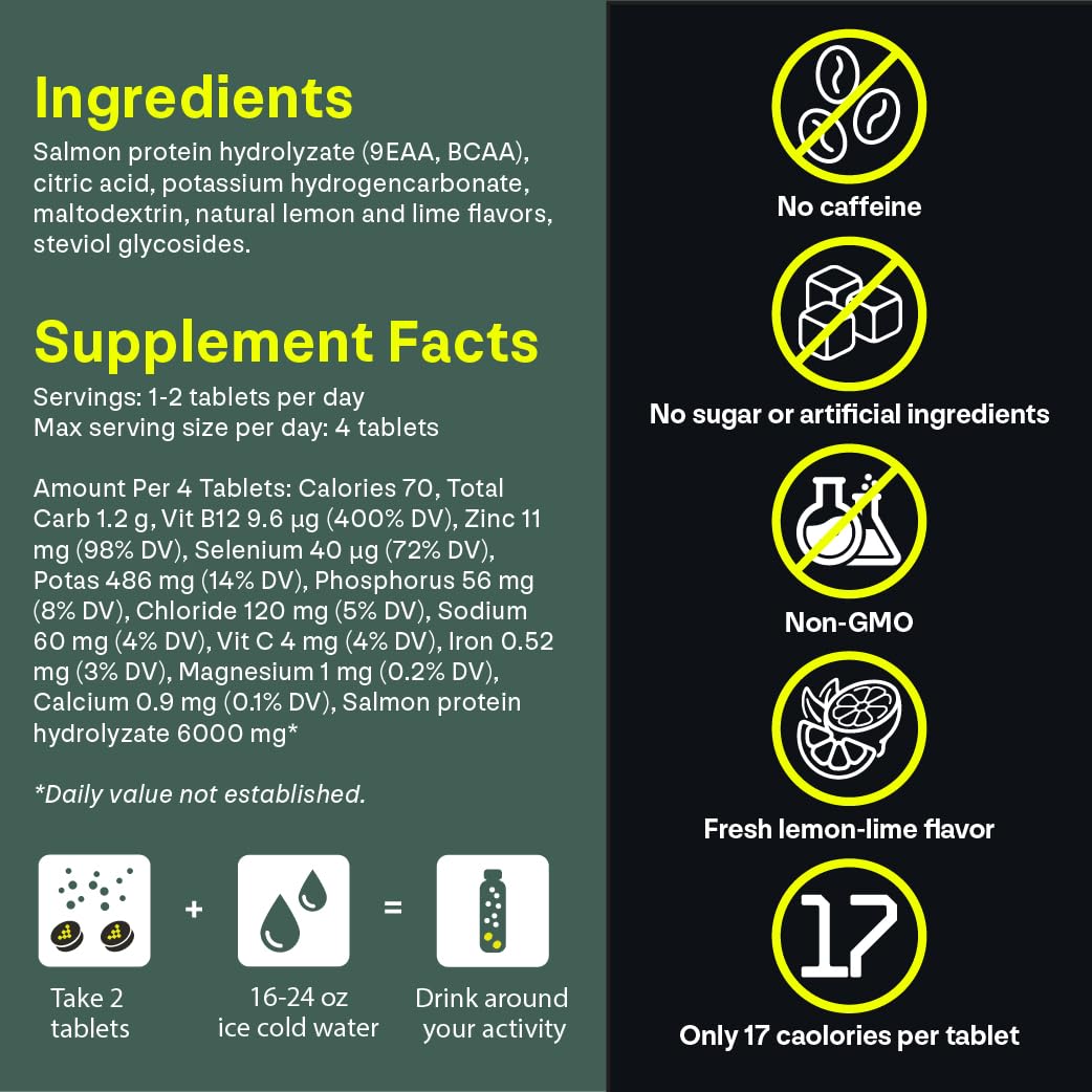 UNBROKEN Amino Energy Tablets - Essential 9 EAA & BCAA Free-Form Amino Acid Supplement for Faster Muscle Recovery & Reduced Soreness - Pre & Post Workout for Men & Women - 10 Servings Lemon Lime Flavor - Ideal for Gym, Running & Fitness Training