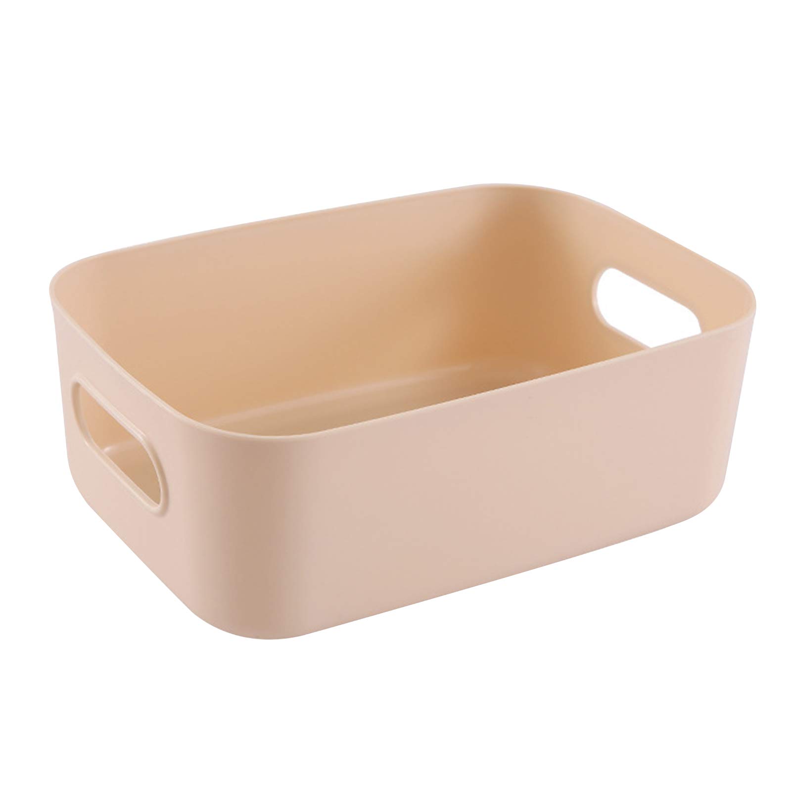 Plastic Storage Basket - Portable Organizer for Kitchen, Refrigerator, Bathroom, Office & Desktop | Multi-Purpose Storage Box for Snacks, Cosmetics & Supplies | Space-Saving Cabinet Organizer for Home & Work