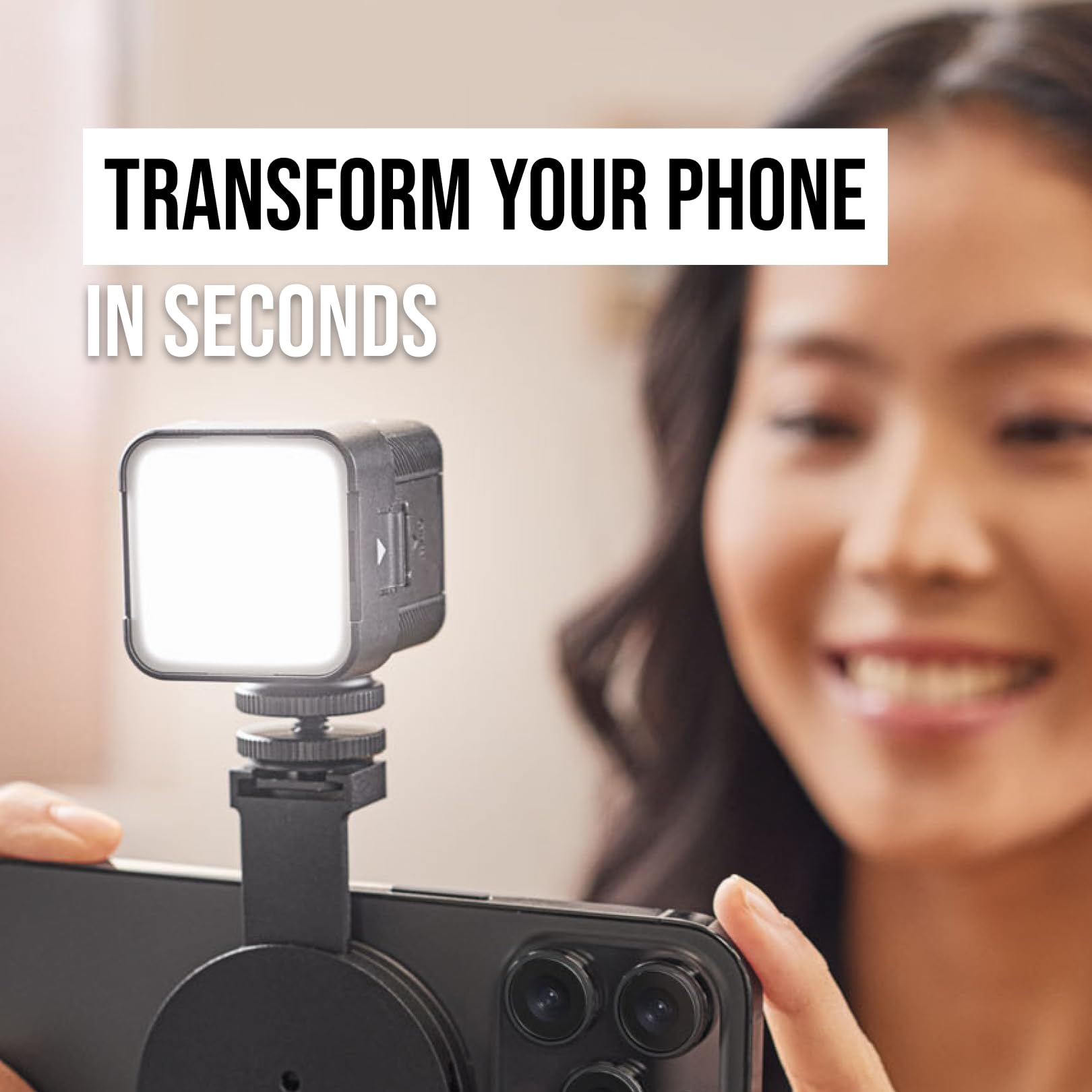 RØDE Magnetic Smartphone Mount with Cold Shoe Slots & 1/4-inch Thread - Magsafe Compatible Phone Holder for Vlogging, Live Streaming & Content Creation